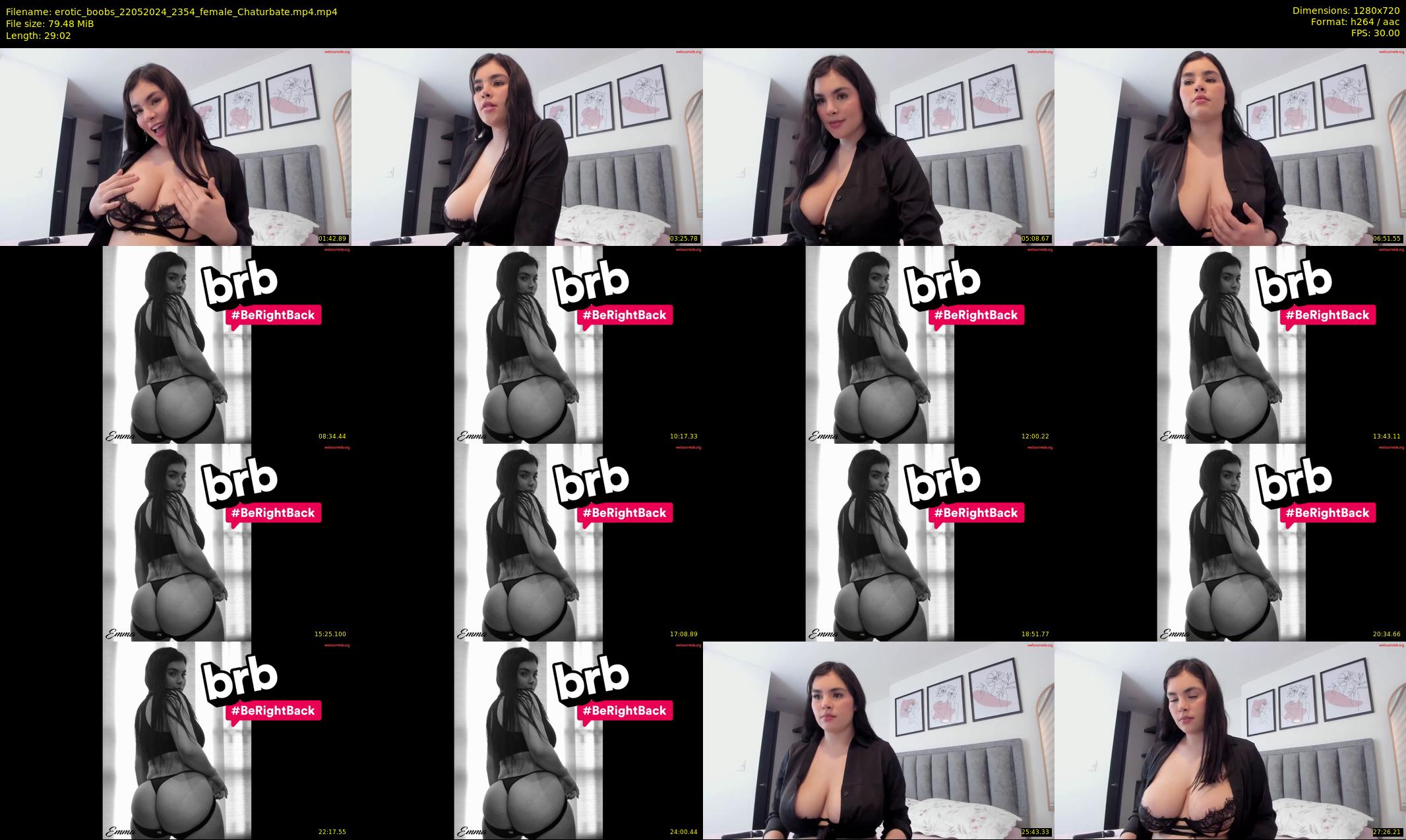 erotic_boobs — 30 minute Chaturbate female cam show recording, 720p, May 22, 2024