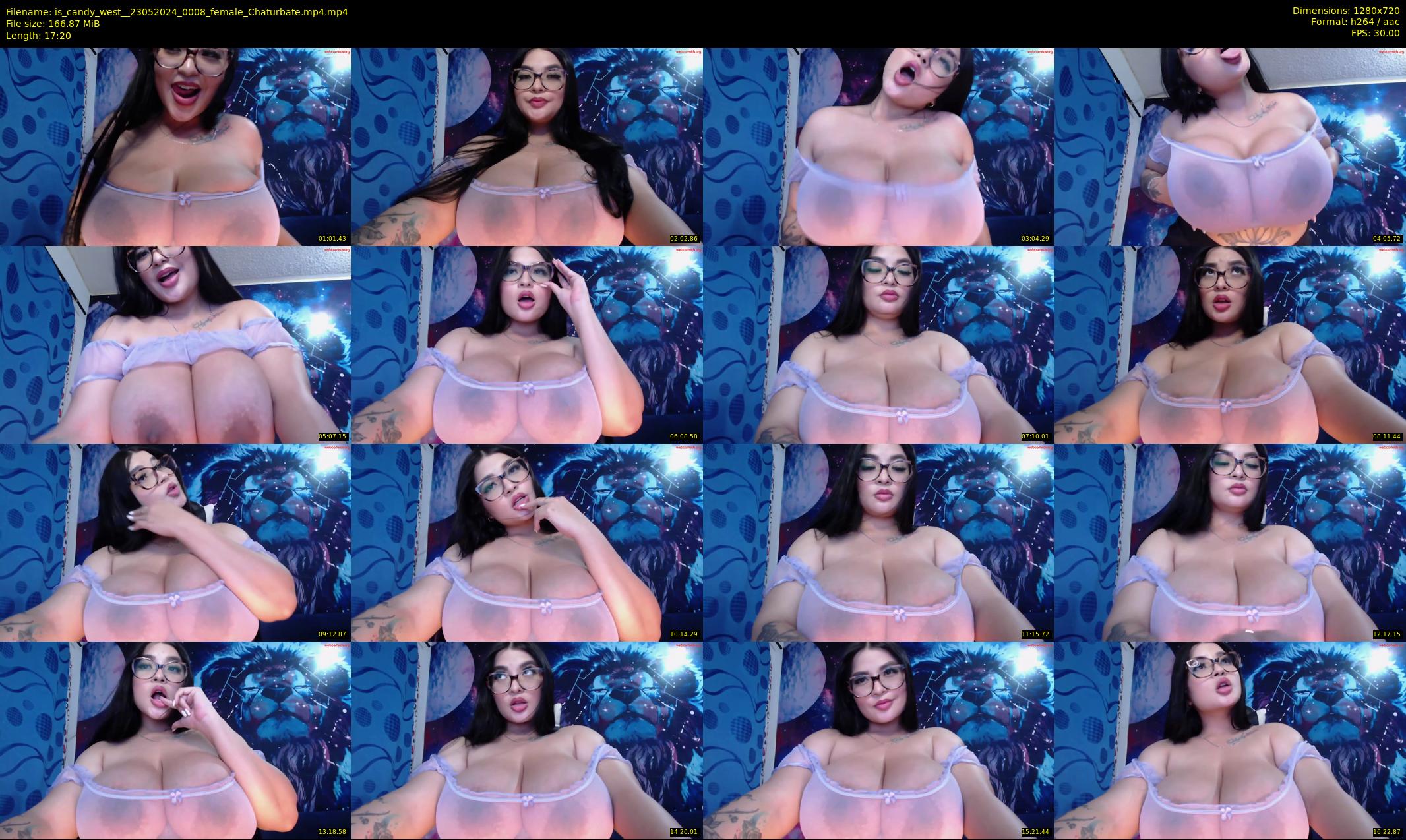 is_candy_west_ — 18 minute Chaturbate female cam show recording, 720p, May 23, 2024