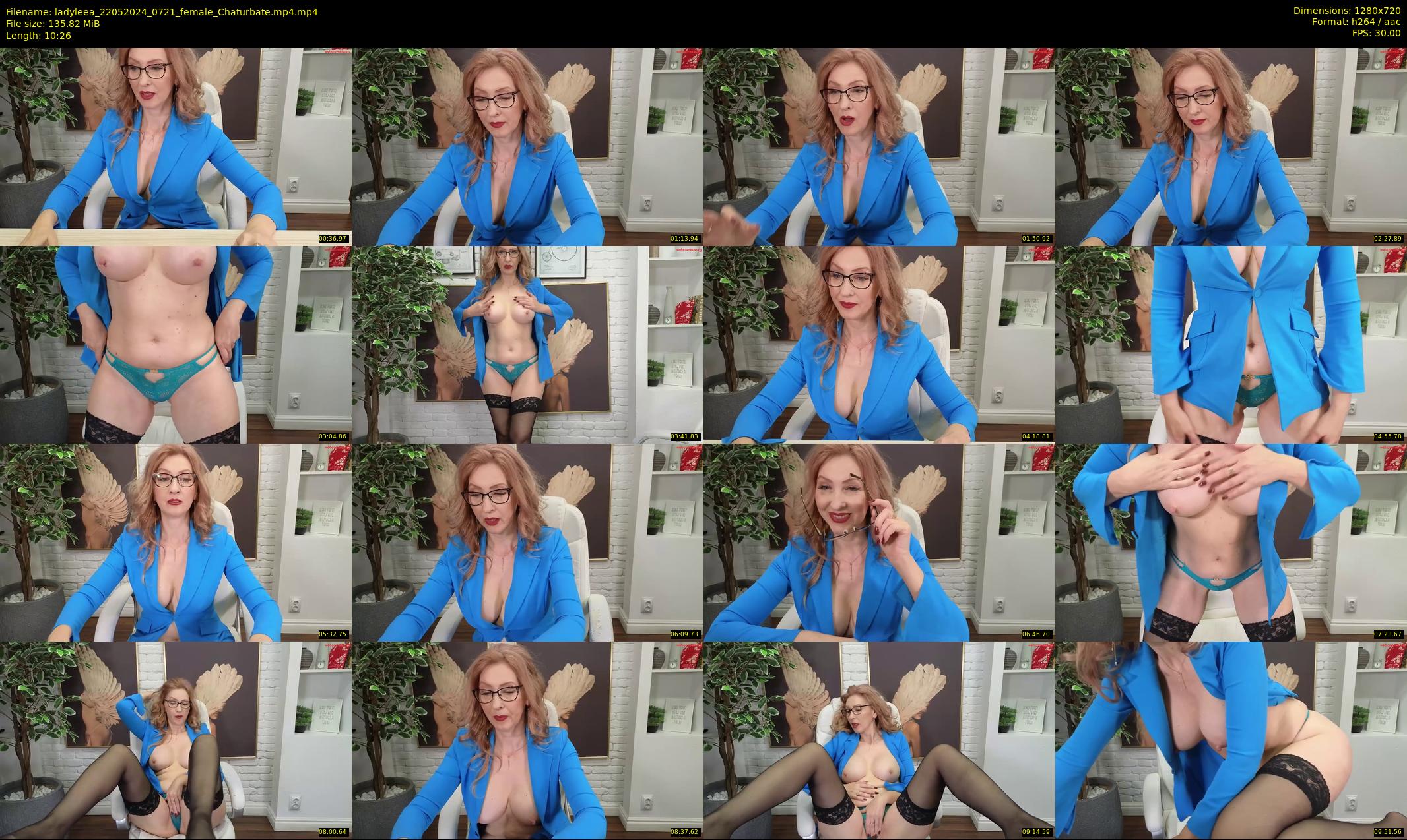 ladyleea — 11 minute Chaturbate female cam show recording, 720p, May 22, 2024