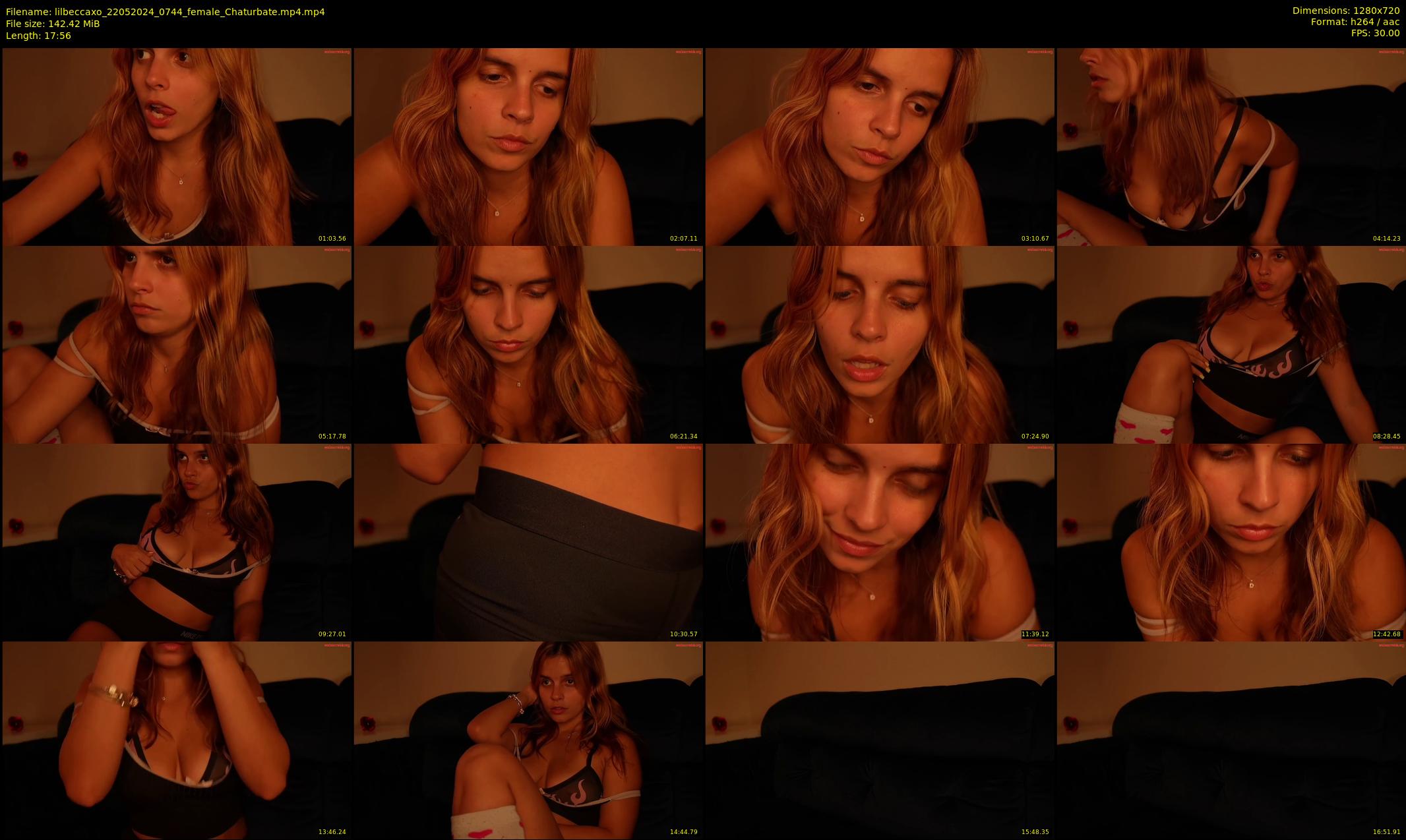 lilbeccaxo — 18 minute Chaturbate female cam show recording, 720p, May 22, 2024