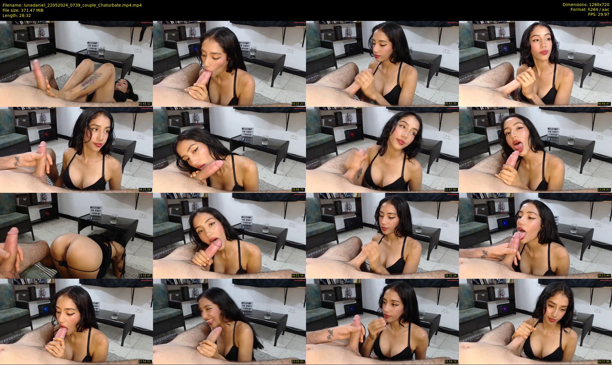 lunadaniel — 29 minute Chaturbate couple cam show recording, 720p, May 22, 2024