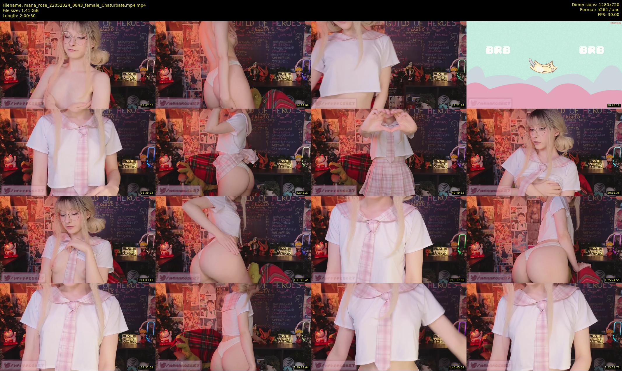 mana_rose — 121 minute Chaturbate female cam show recording, 720p, May 22, 2024