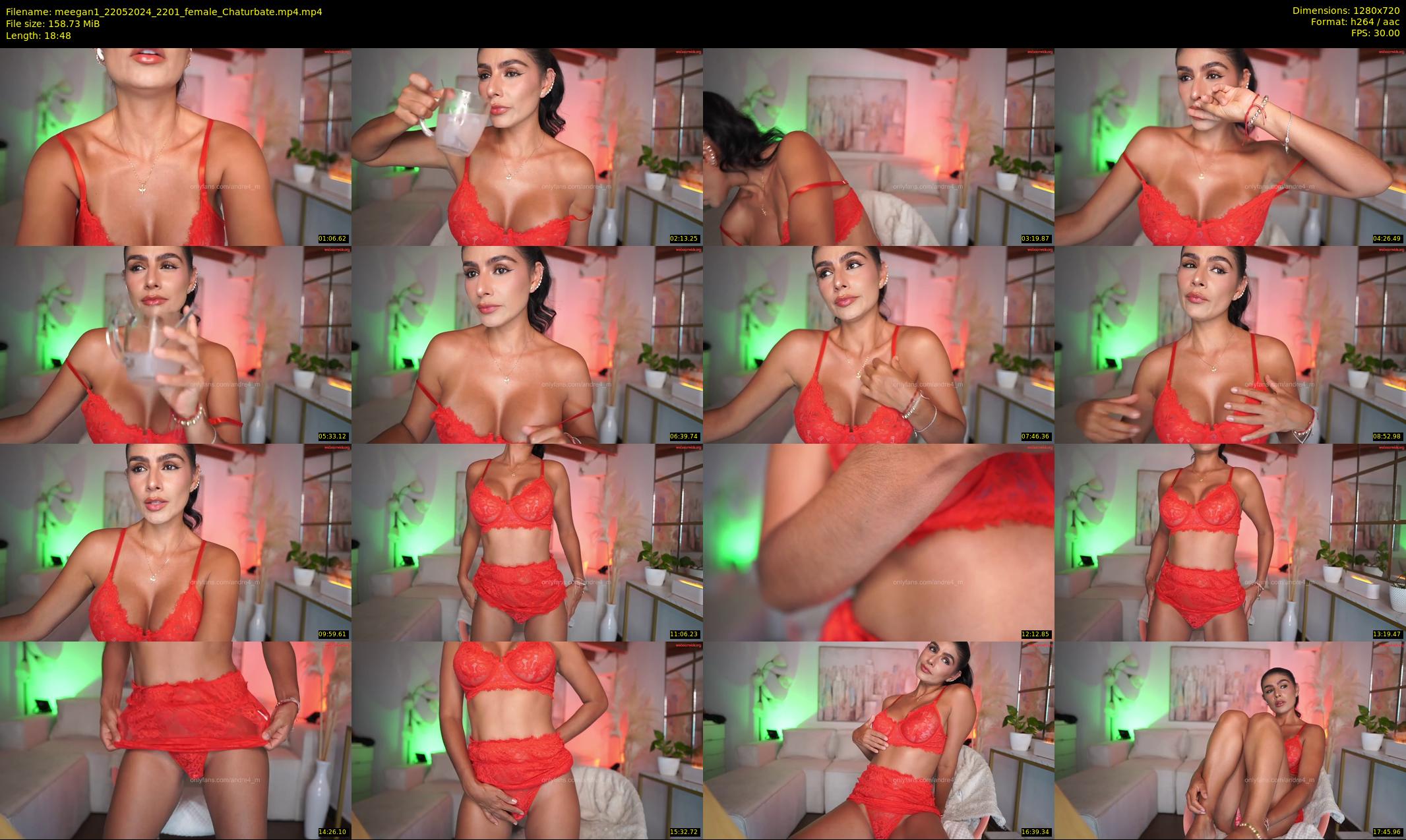 meegan1 — 19 minute Chaturbate female cam show recording, 720p, May 22, 2024