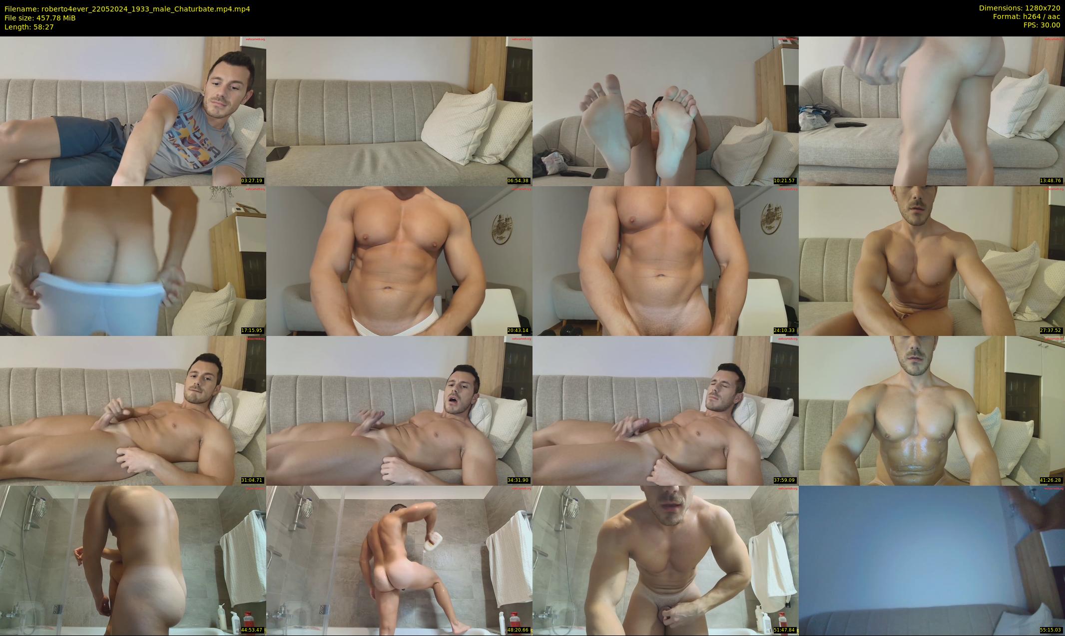 roberto4ever — 59 minute Chaturbate male cam show recording, 720p, May 22, 2024