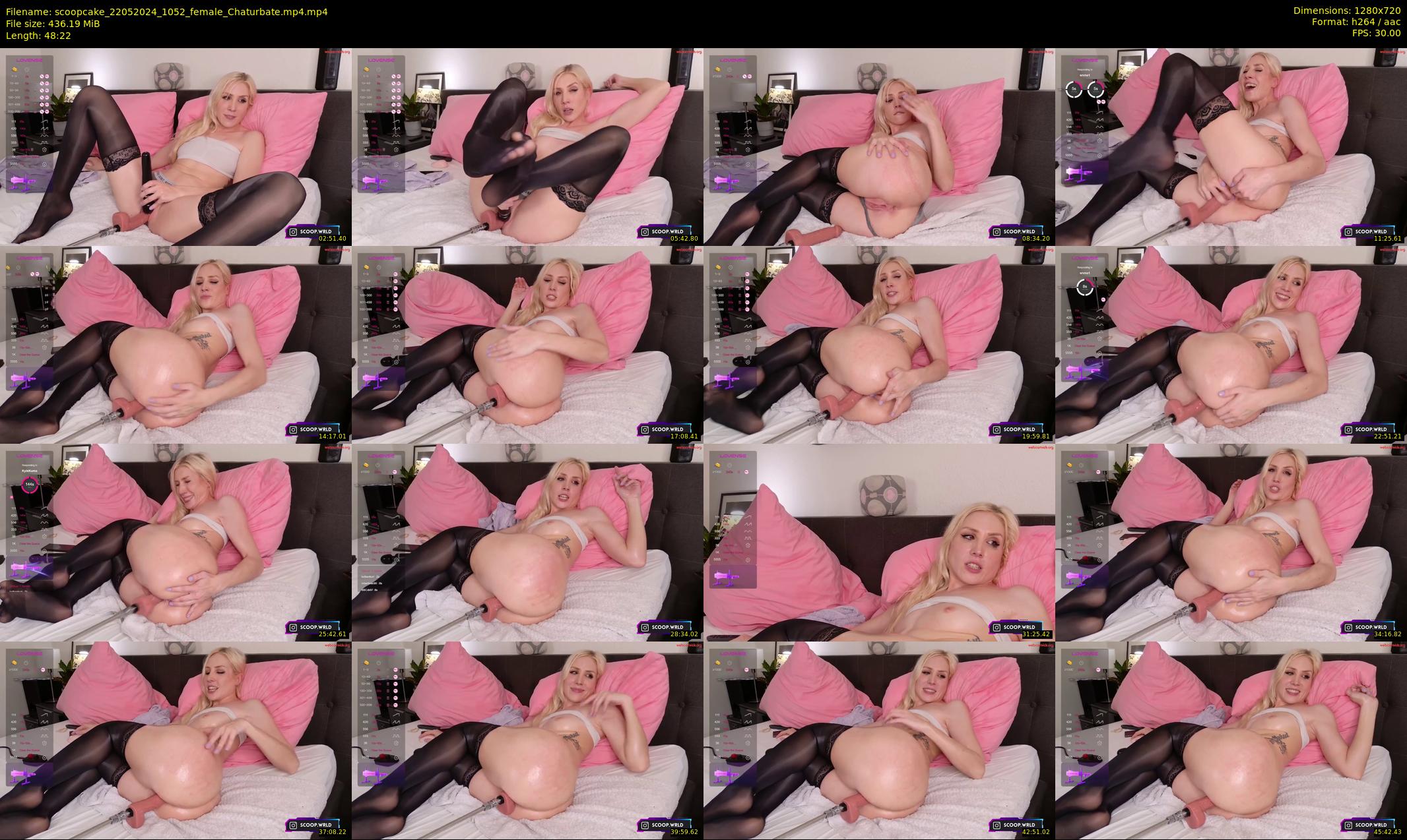 scoopcake — 49 minute Chaturbate female cam show recording, 720p, May 22, 2024
