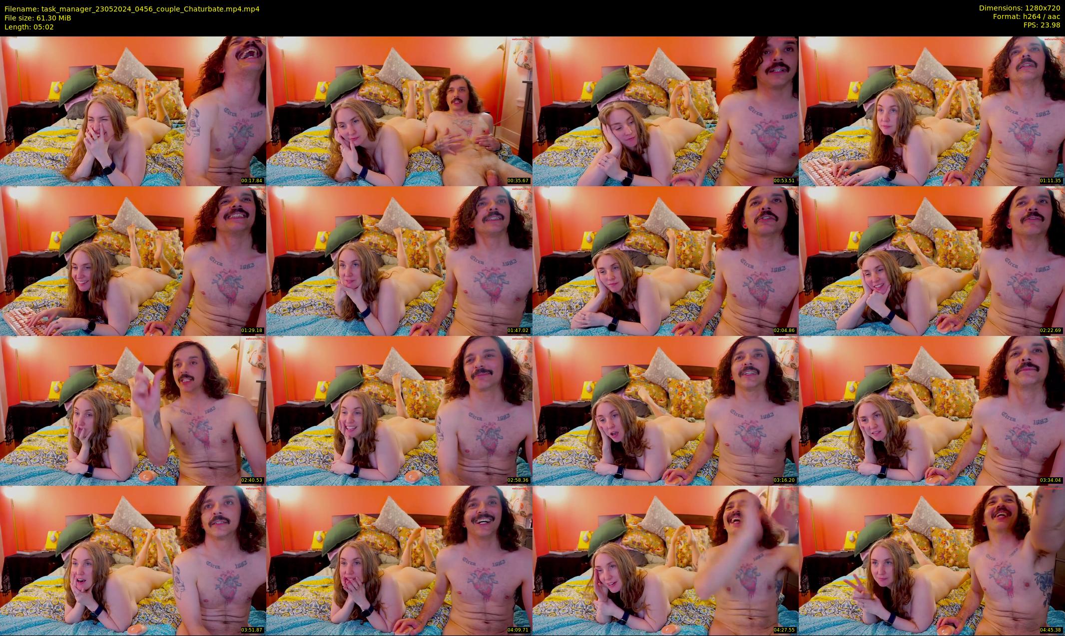 task_manager — 6 minute Chaturbate couple cam show recording, 720p, May 23, 2024