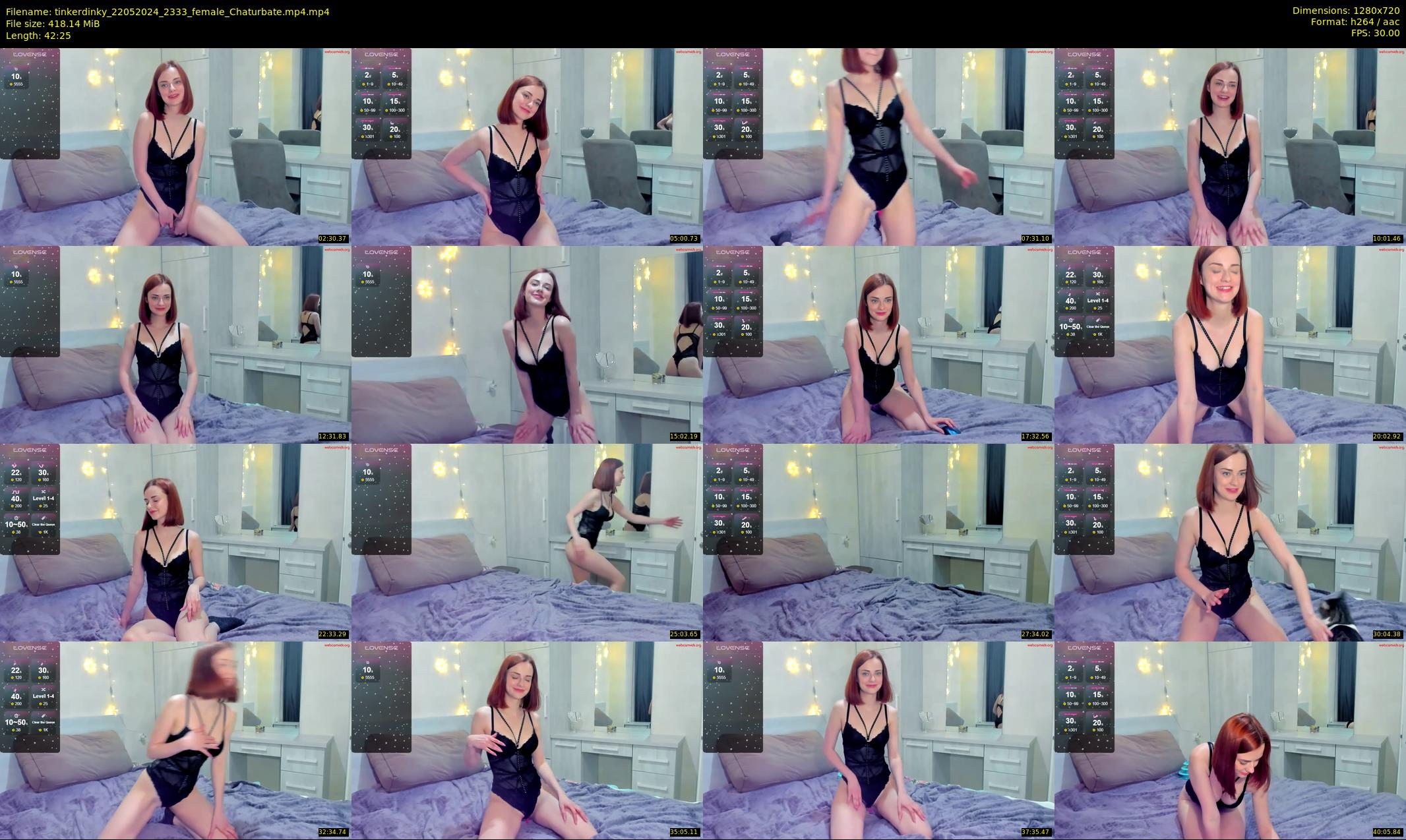 tinkerdinky — 43 minute Chaturbate female cam show recording, 720p, May 22, 2024