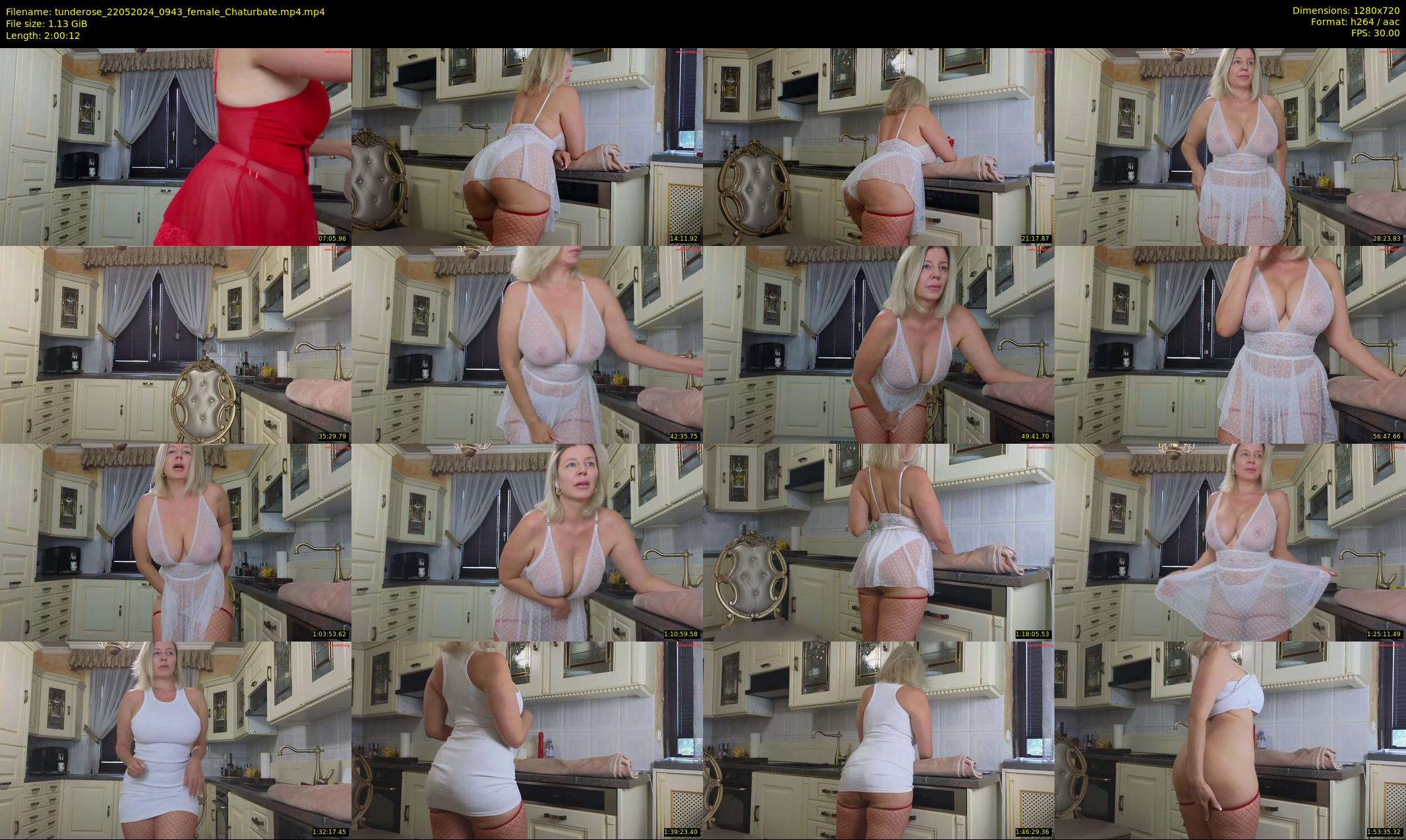 tunderose — 121 minute Chaturbate female cam show recording, 720p, May 22, 2024
