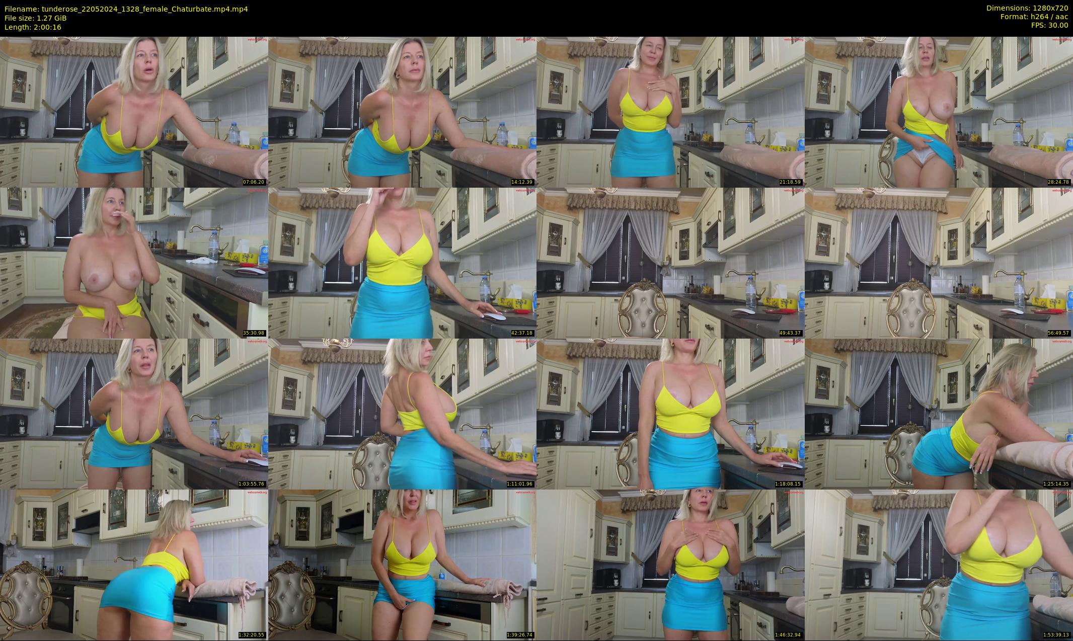 tunderose — 121 minute Chaturbate female cam show recording, 720p, May 22, 2024
