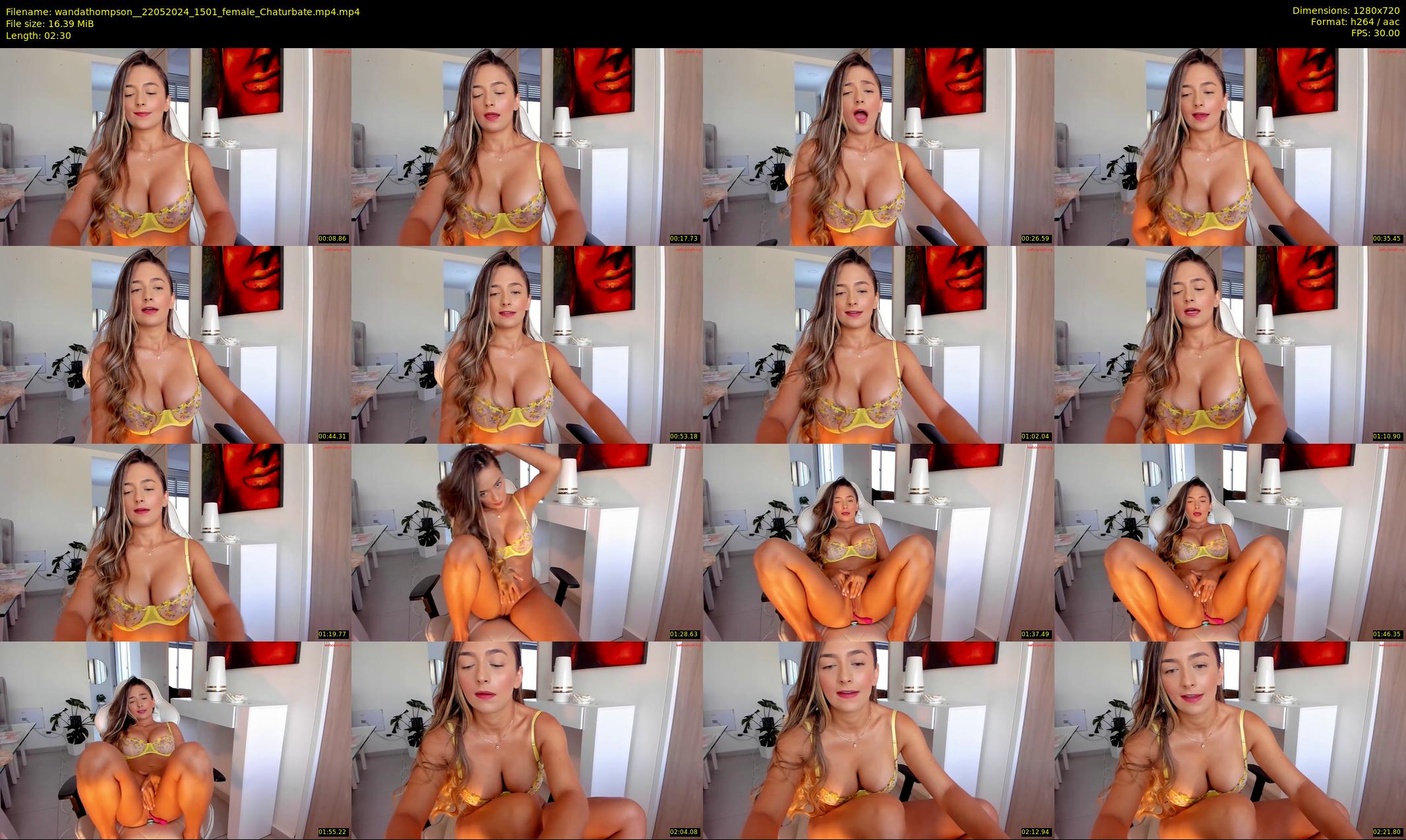 wandathompson_ — 3 minute Chaturbate female cam show recording, 720p, May 22, 2024