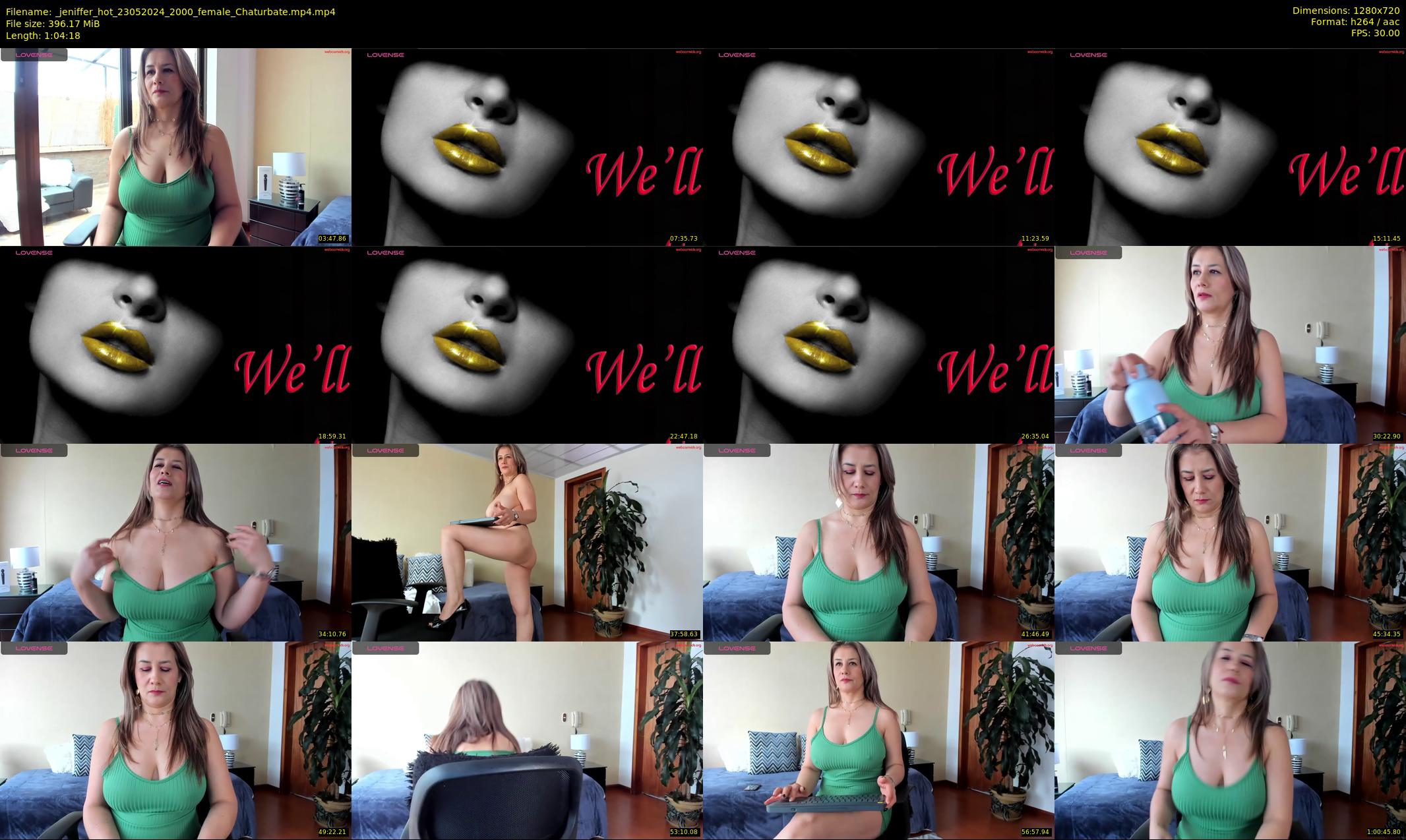 _jeniffer_hot — 65 minute Chaturbate female cam show recording, 720p, May 23, 2024