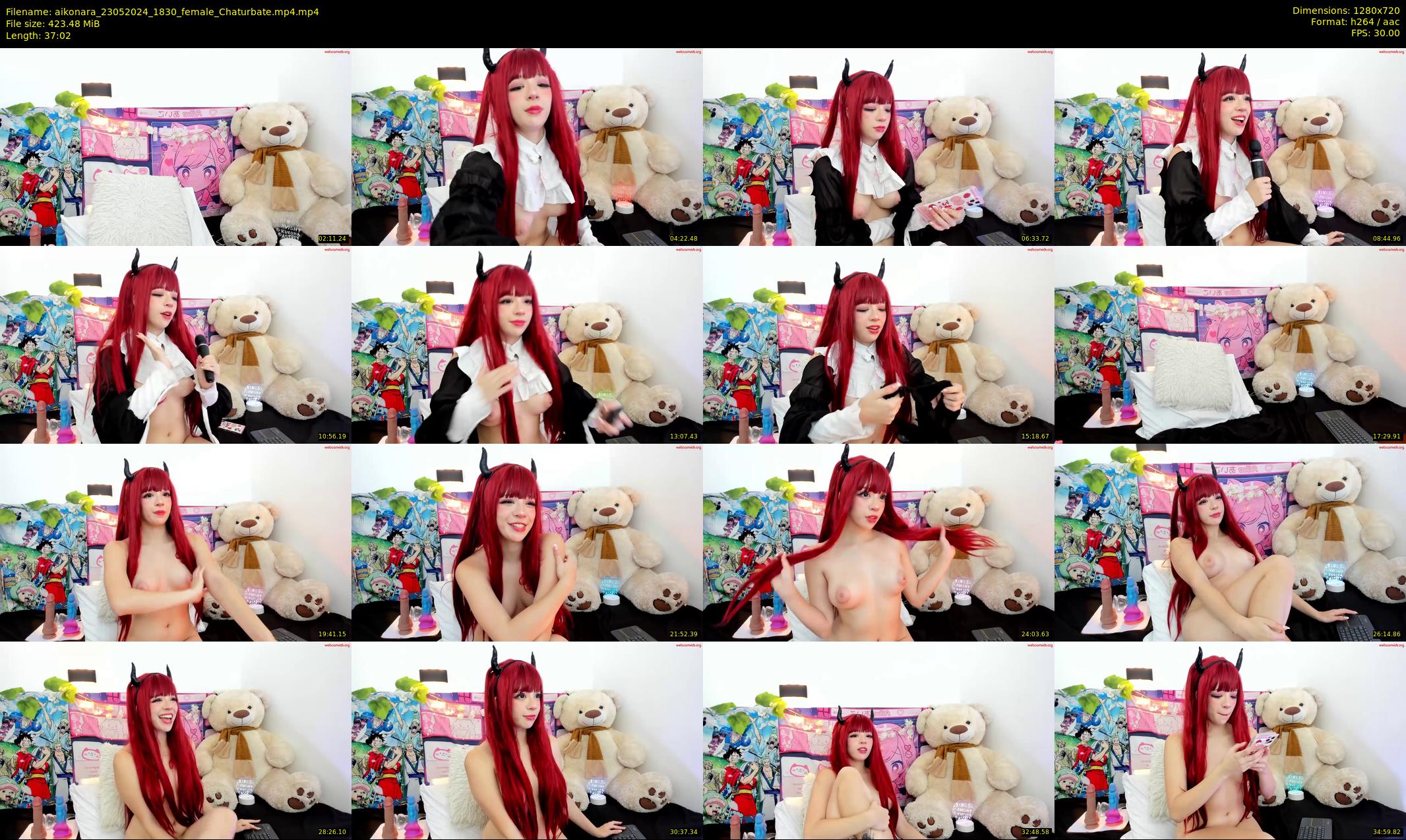 aikonara — 38 minute Chaturbate female cam show recording, 720p, May 23, 2024