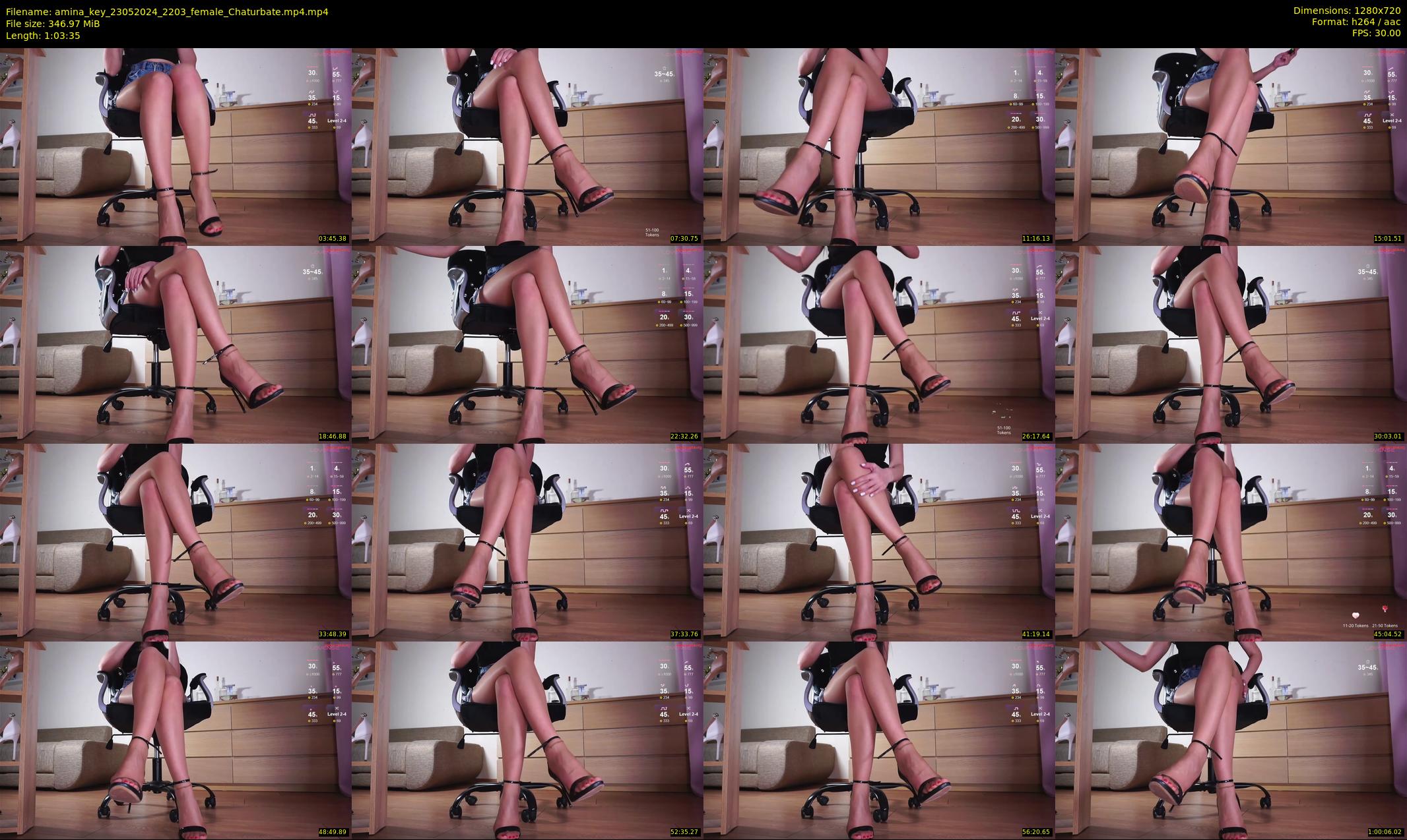 amina_key — 64 minute Chaturbate female cam show recording, 720p, May 23, 2024