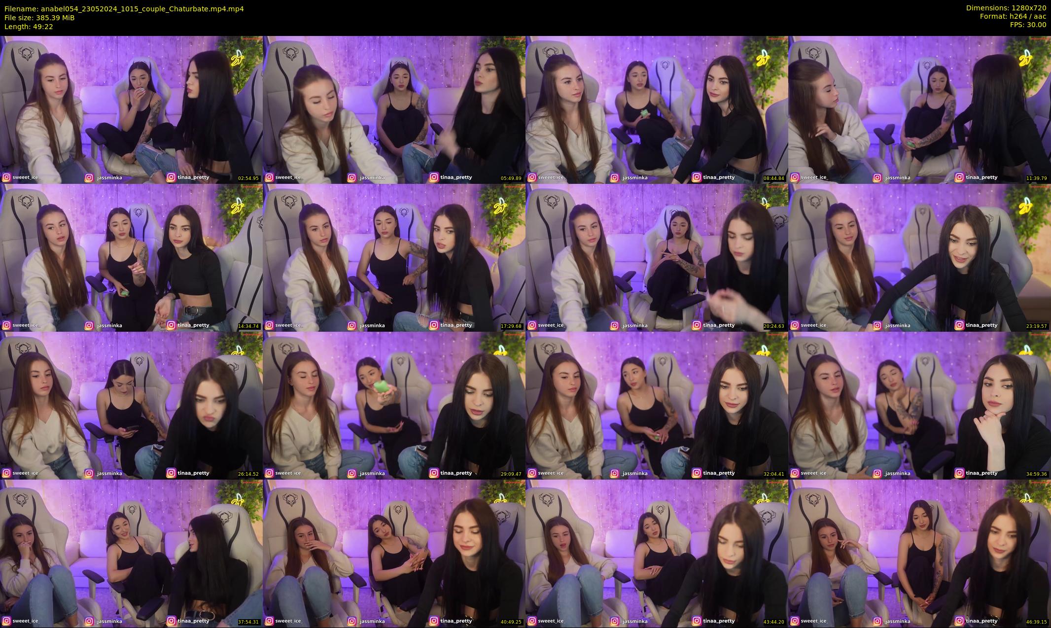 anabel054 — 50 minute Chaturbate female cam show recording, 720p, May 23, 2024
