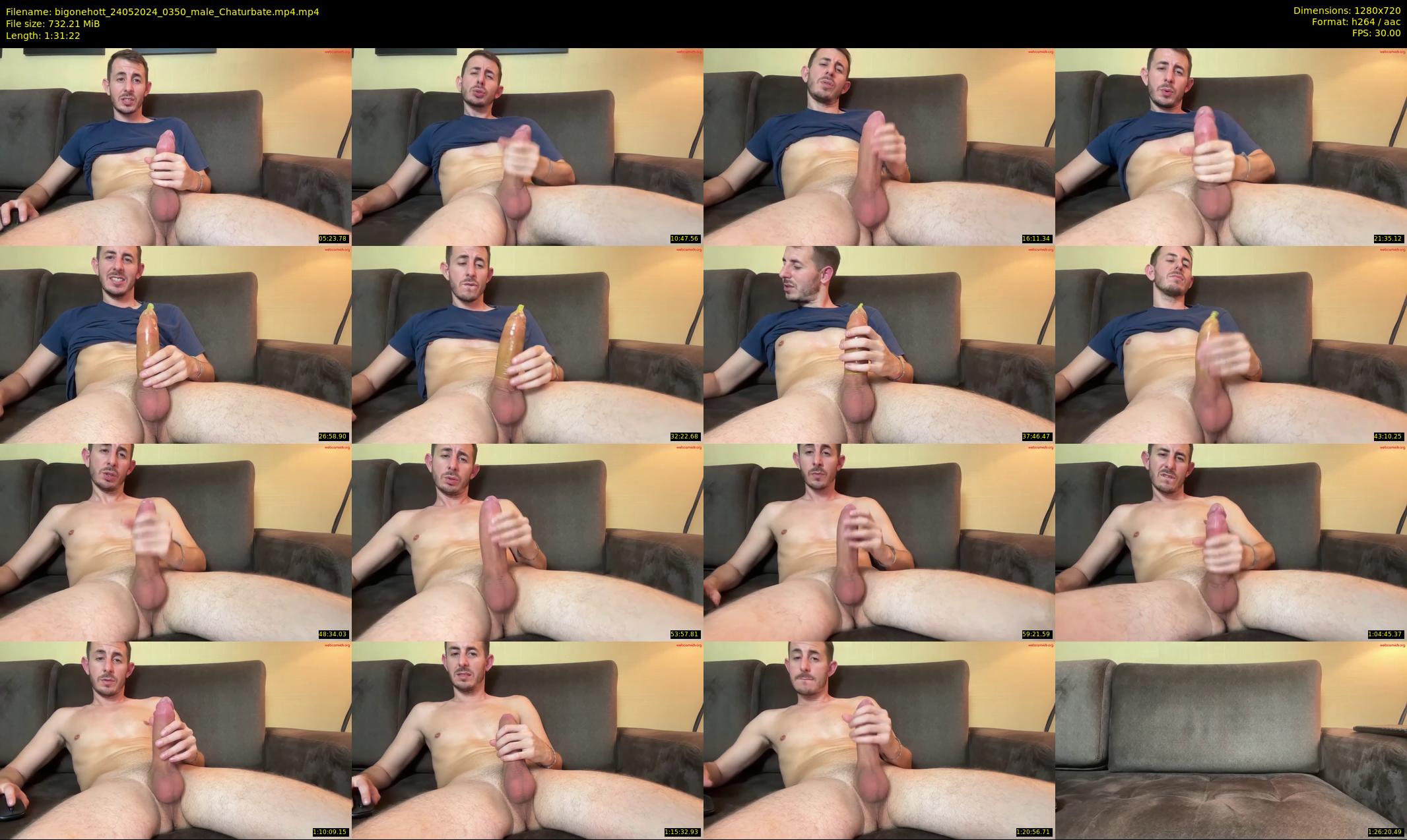 bigonehott — 92 minute Chaturbate male cam show recording, 720p, May 24, 2024