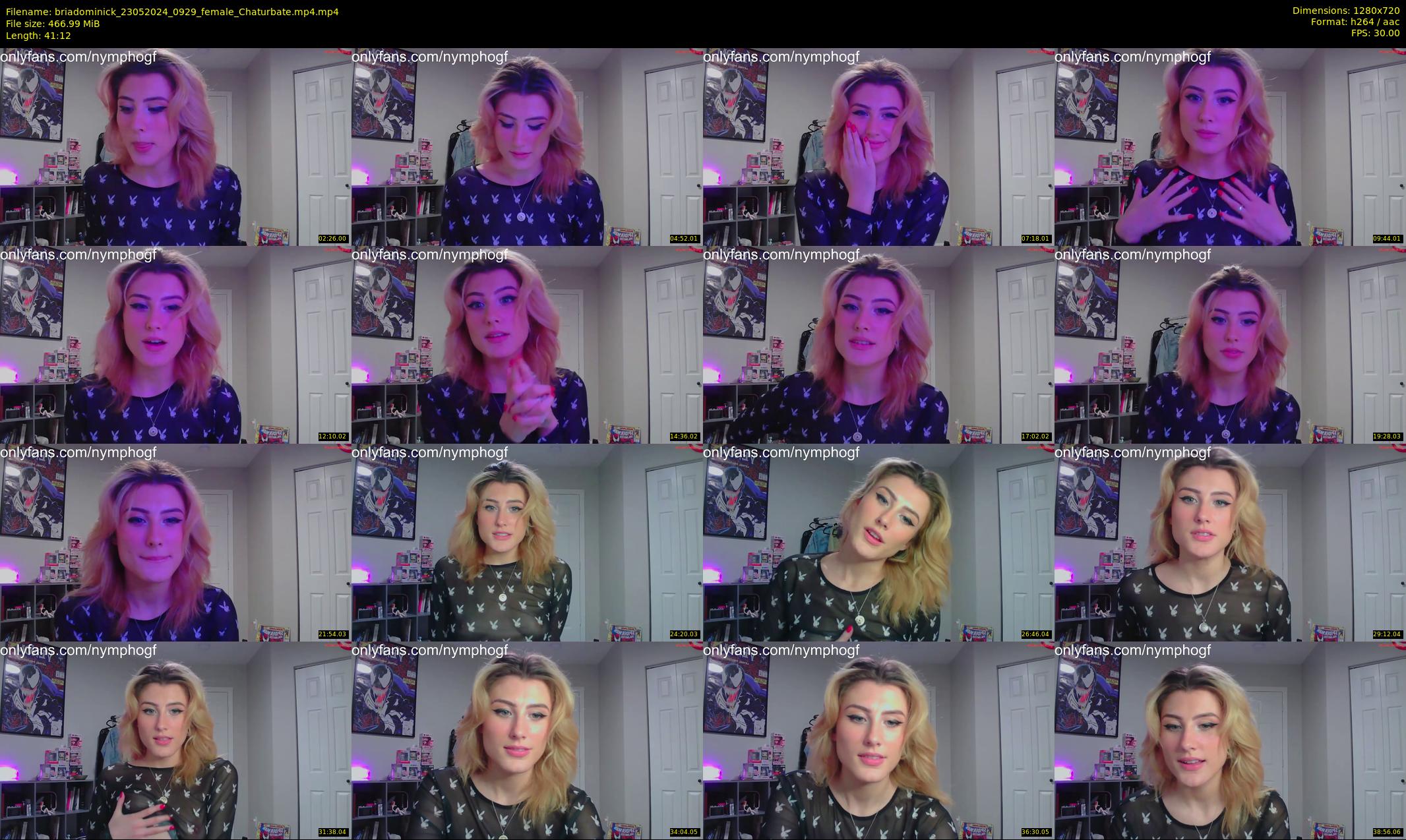 briadominick — 42 minute Chaturbate couple cam show recording, 720p, May 23, 2024