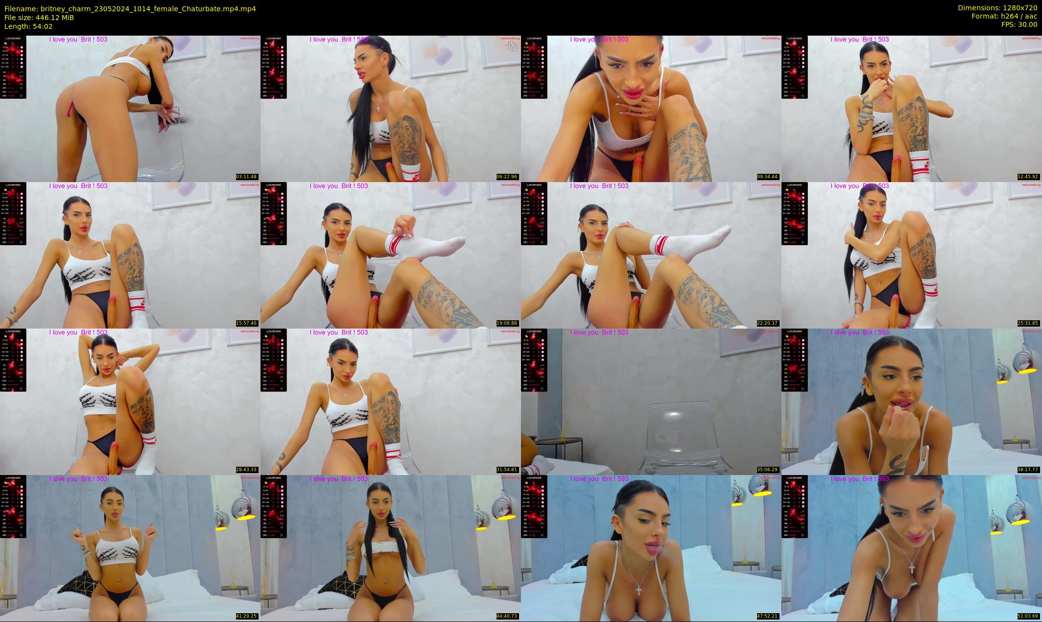 britney_charm — 55 minute Chaturbate female cam show recording, 720p, May 23, 2024