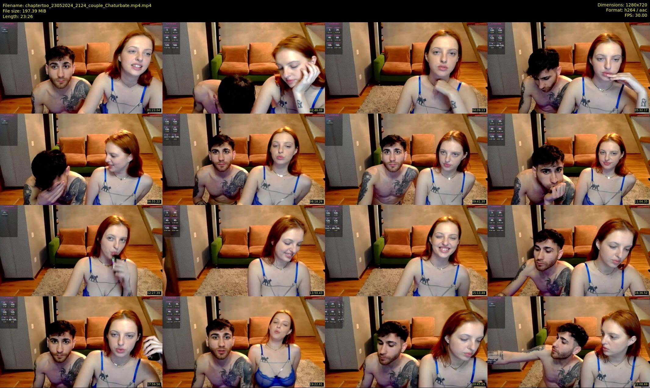 chaptertoo — 24 minute Chaturbate couple cam show recording, 720p, May 23, 2024
