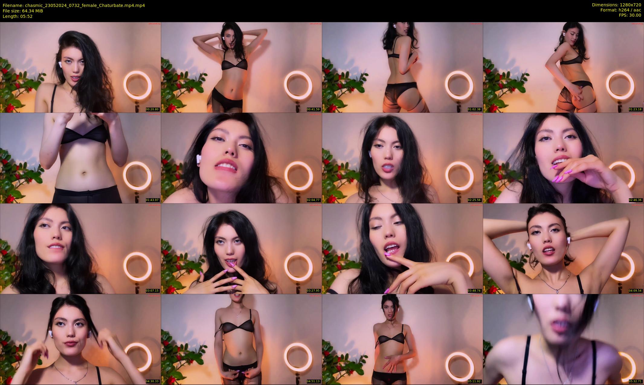 chasmic — 6 minute Chaturbate female cam show recording, 720p, May 23, 2024