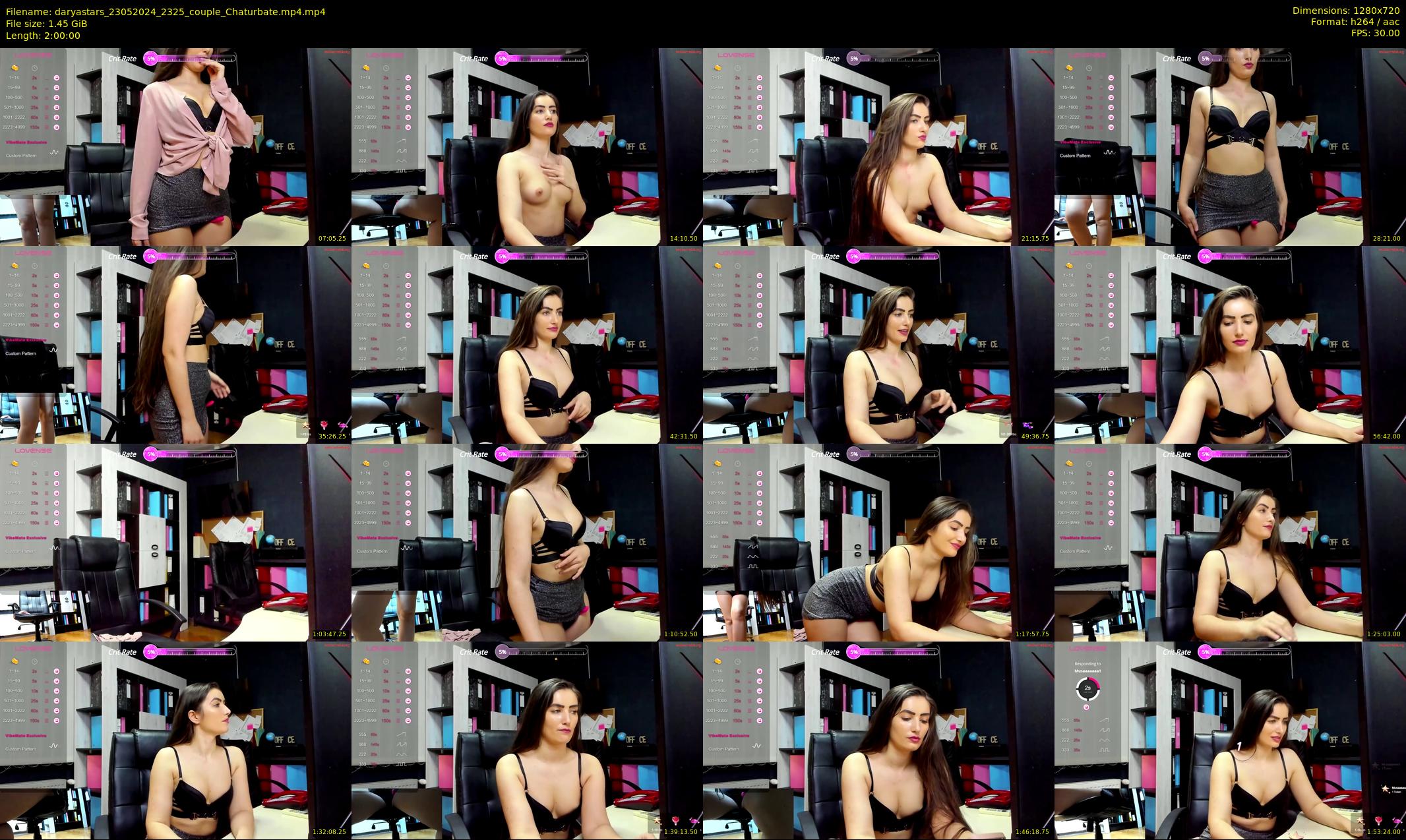 daryastars — 120 minute Chaturbate couple cam show recording, 720p, May 23, 2024