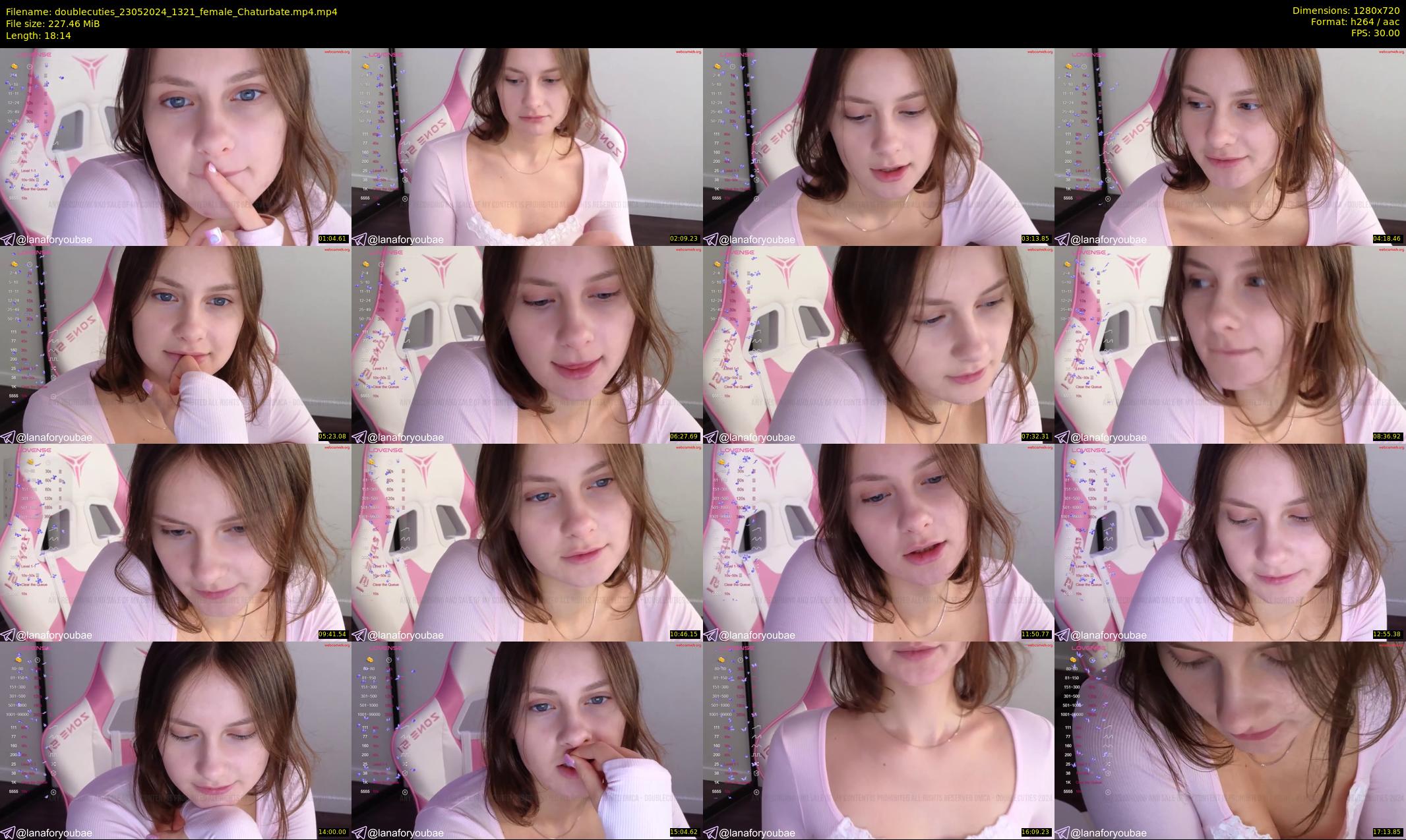 doublecuties — 19 minute Chaturbate couple cam show recording, 720p, May 23, 2024