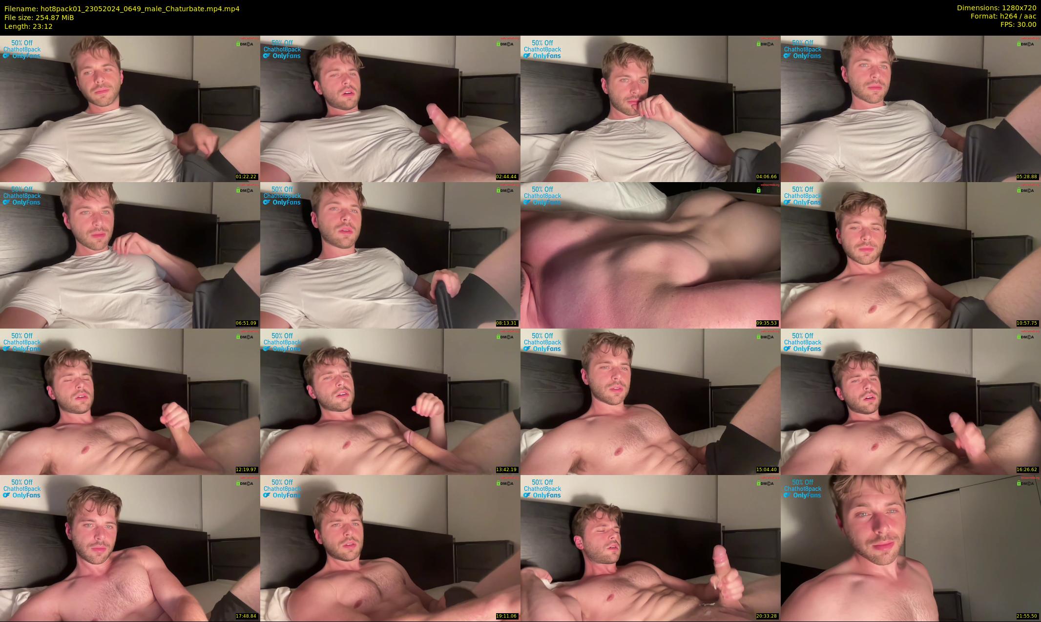 hot8pack01 — 24 minute Chaturbate male cam show recording, 720p, May 23, 2024