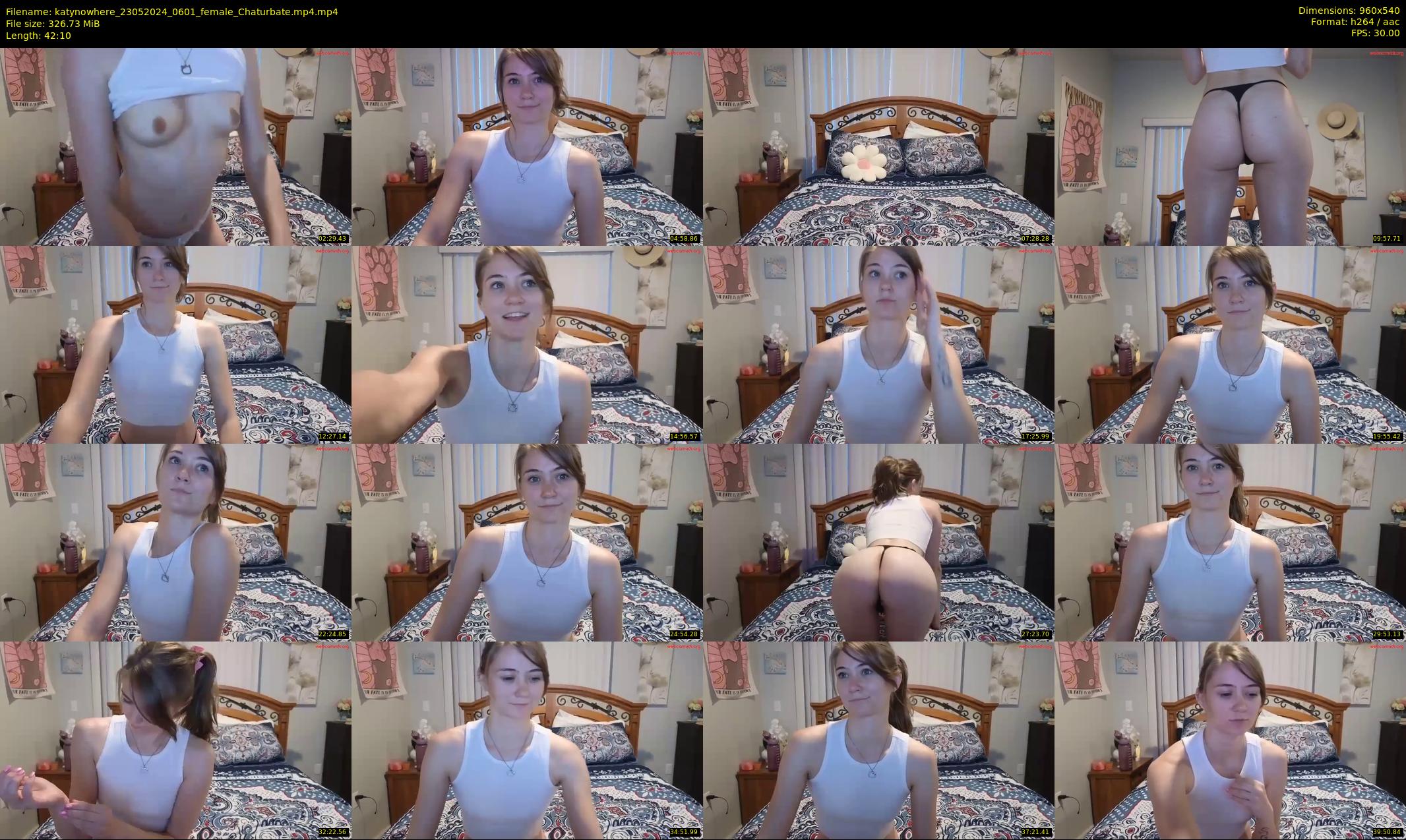 katynowhere — 43 minute Chaturbate female cam show recording, 480p, May 23, 2024