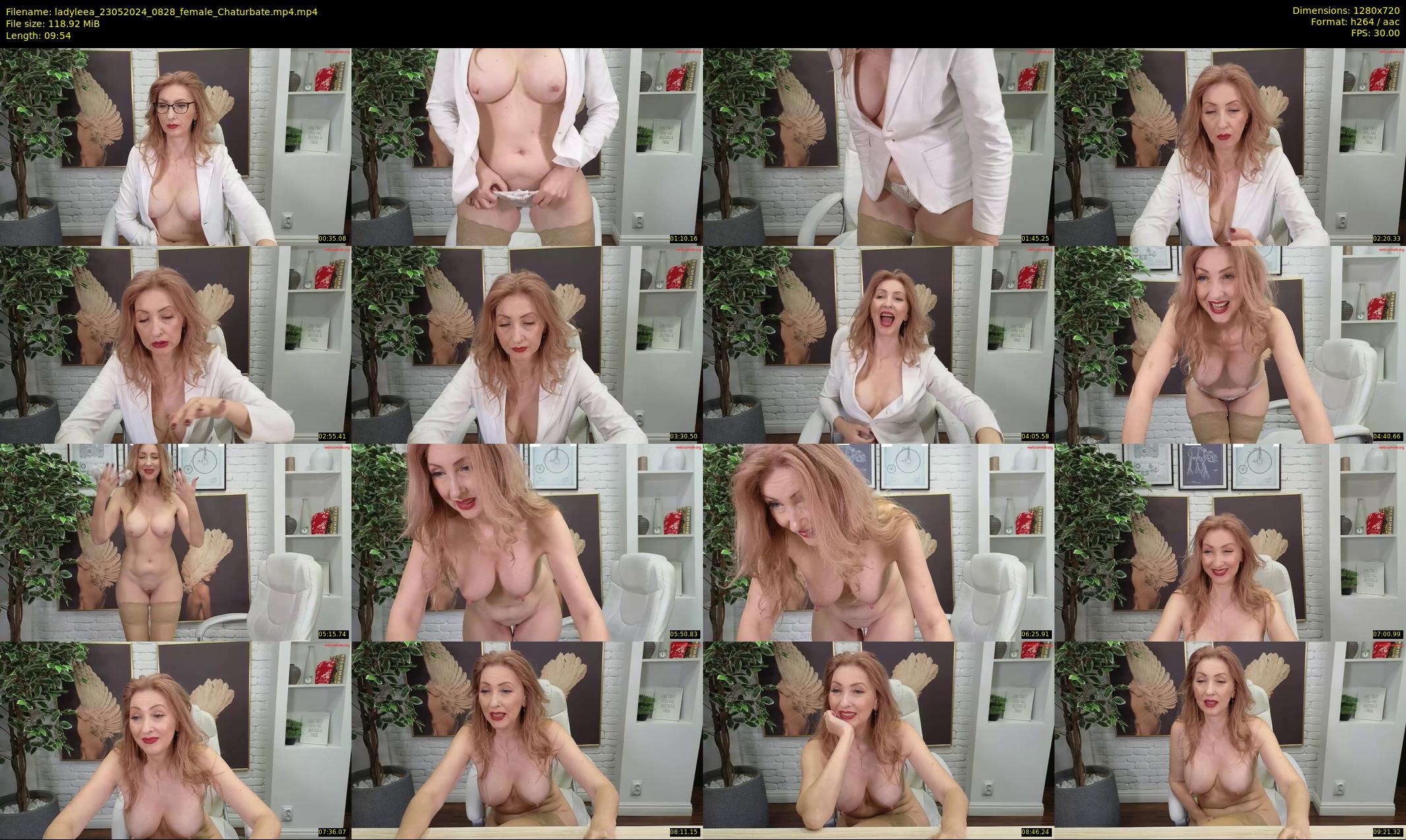 ladyleea — 10 minute Chaturbate female cam show recording, 720p, May 23, 2024