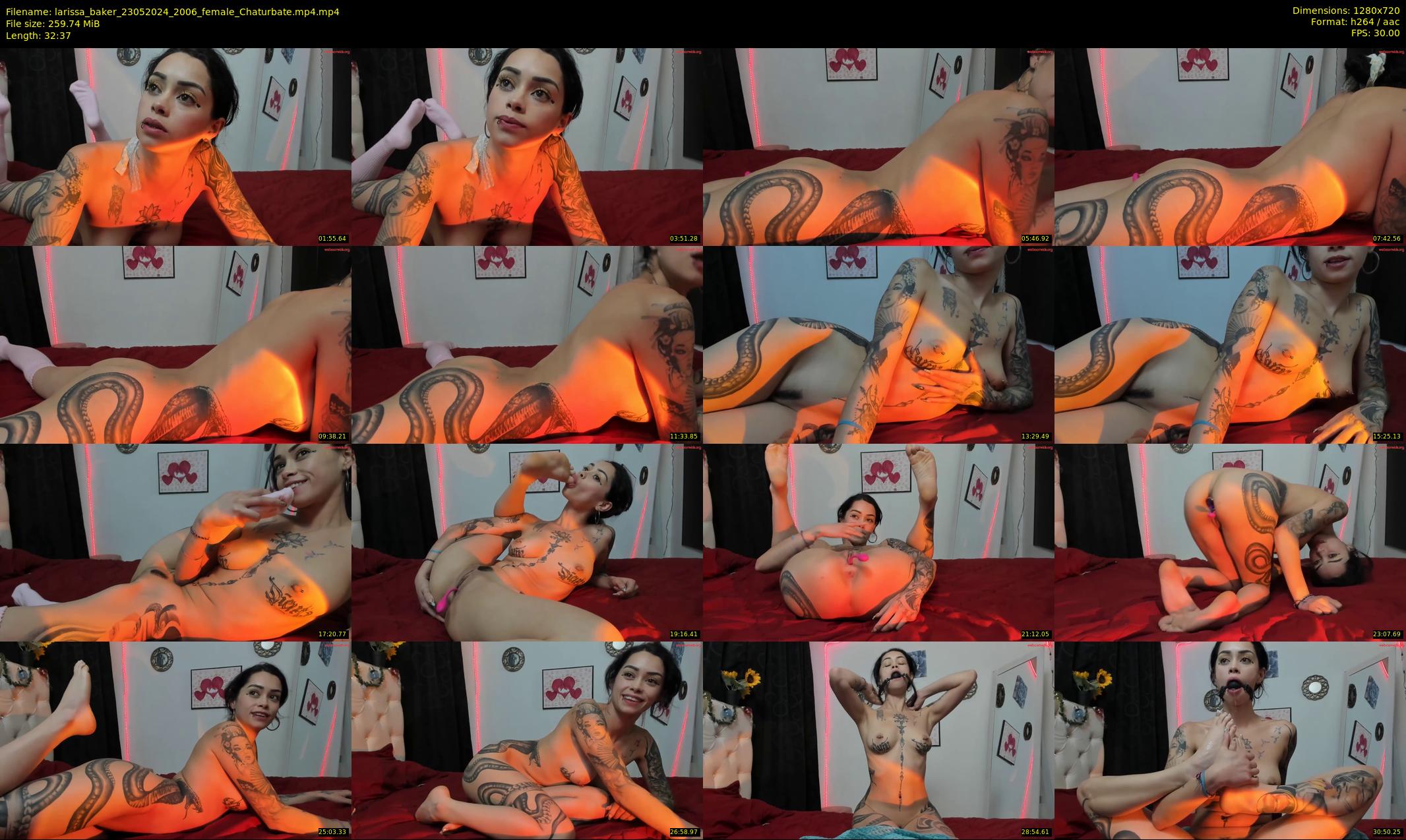 larissa_baker — 33 minute Chaturbate female cam show recording, 720p, May 23, 2024