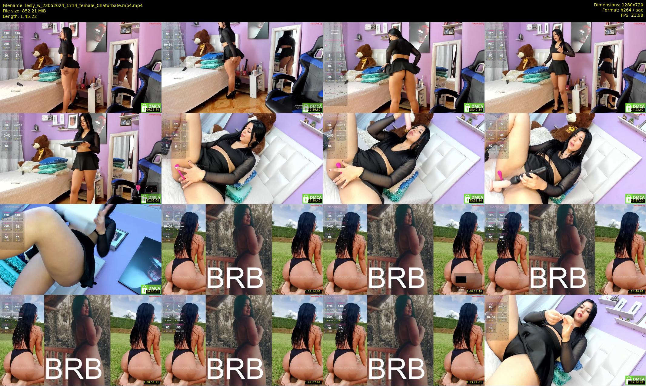 lesly_w — 106 minute Chaturbate female cam show recording, 720p, May 23, 2024