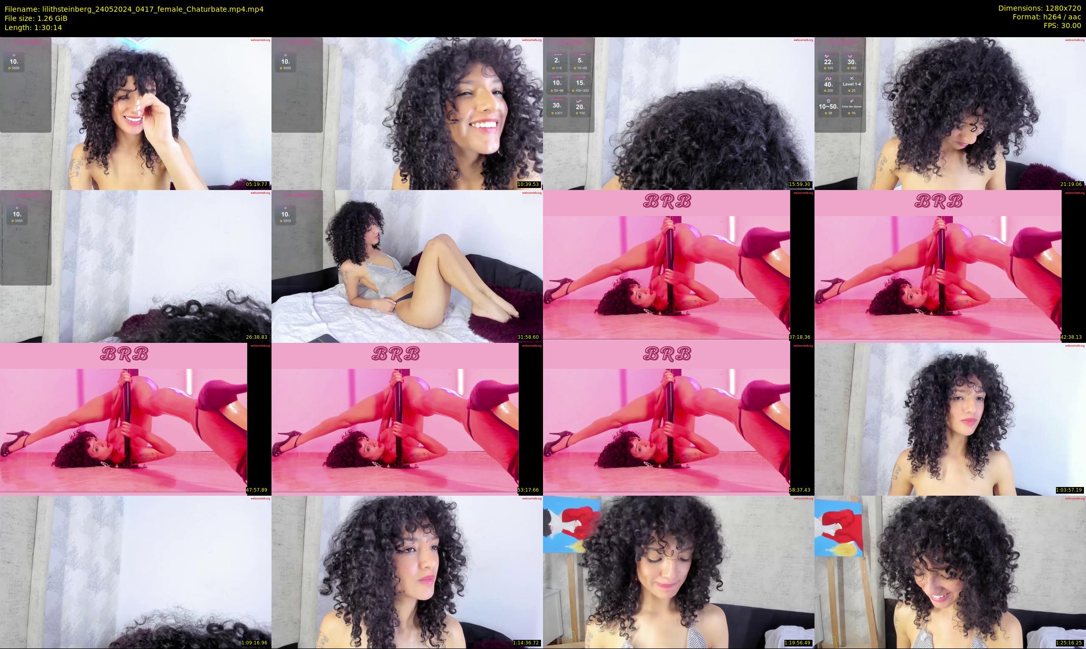 lilithsteinberg — 91 minute Chaturbate female cam show recording, 720p, May 24, 2024