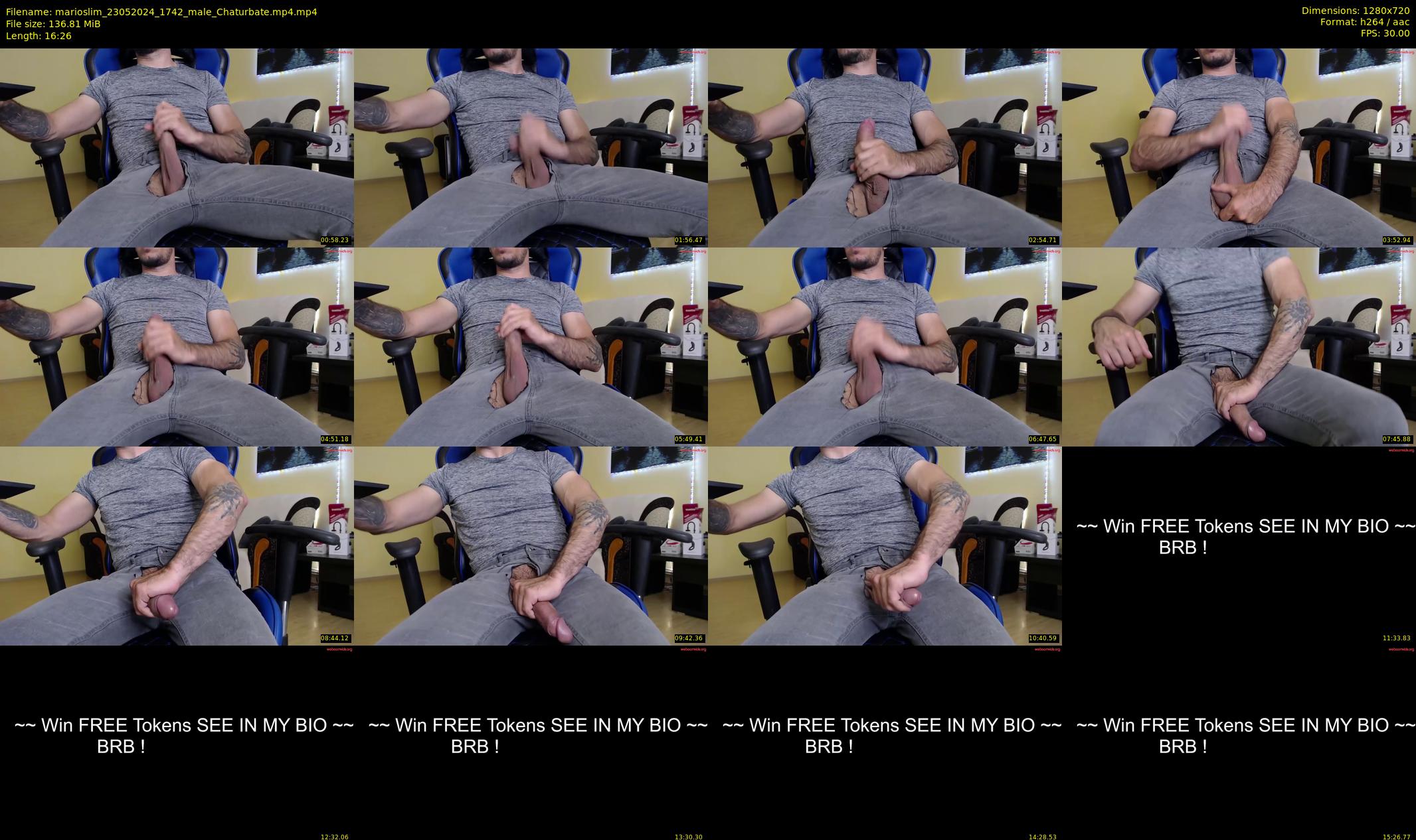 marioslim — 17 minute Chaturbate male cam show recording, 720p, May 23, 2024