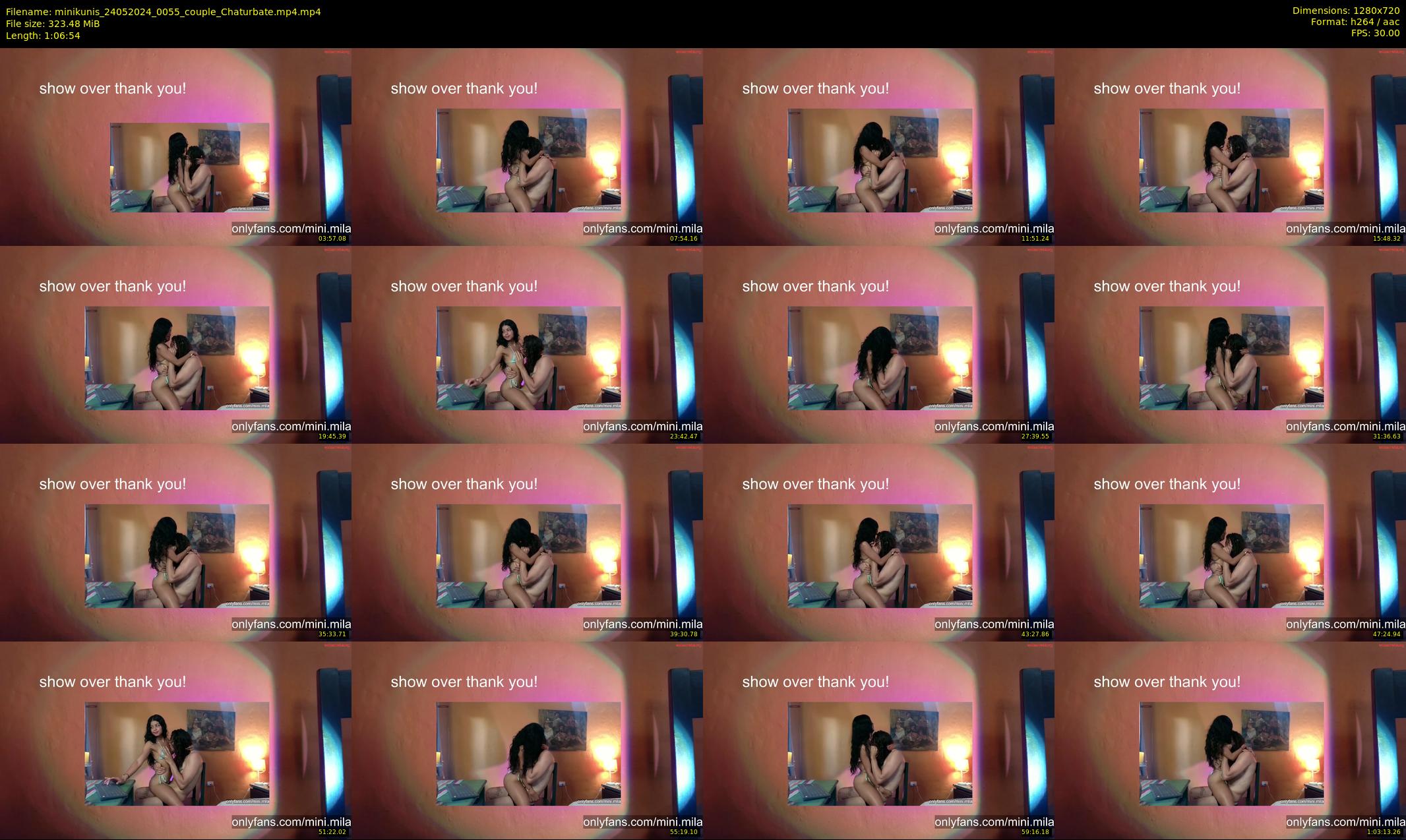 minikunis — 67 minute Chaturbate couple cam show recording, 720p, May 24, 2024