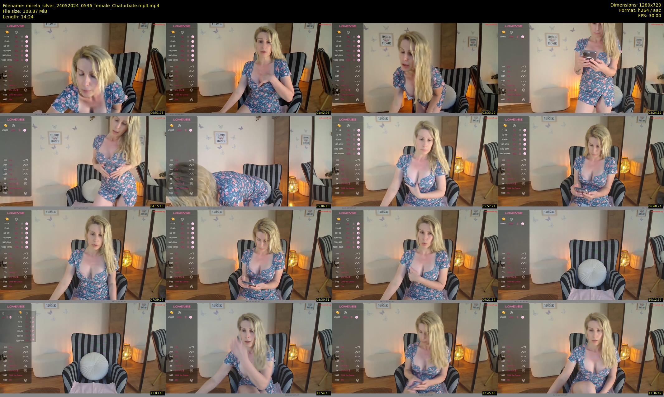 mirela_silver — 15 minute Chaturbate female cam show recording, 720p, May 24, 2024