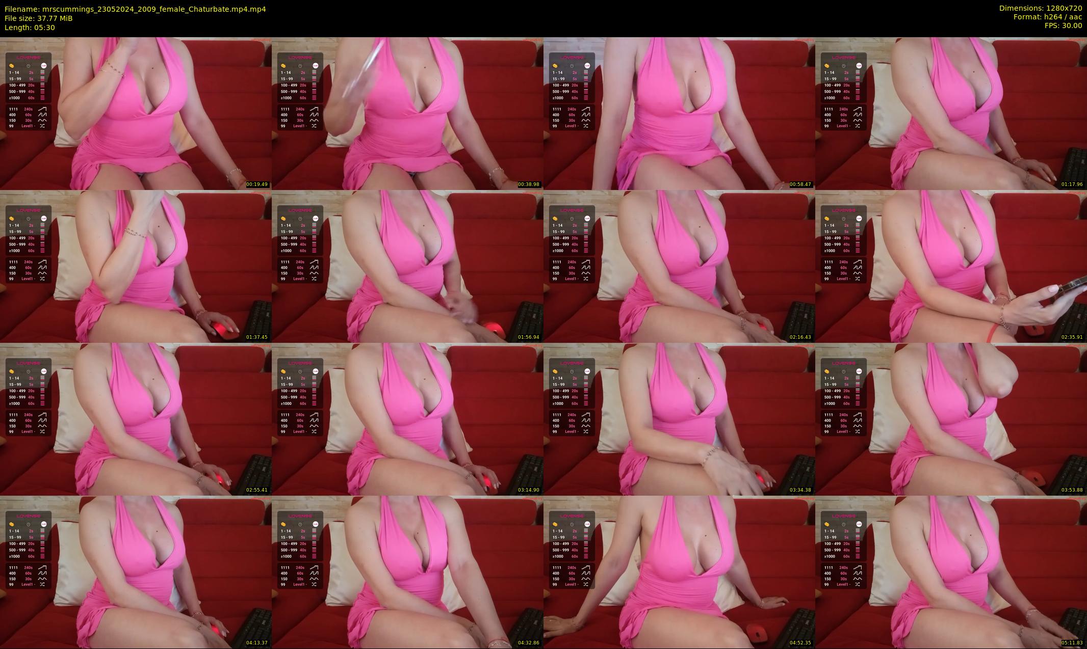 mrscummings — 6 minute Chaturbate female cam show recording, 720p, May 23, 2024