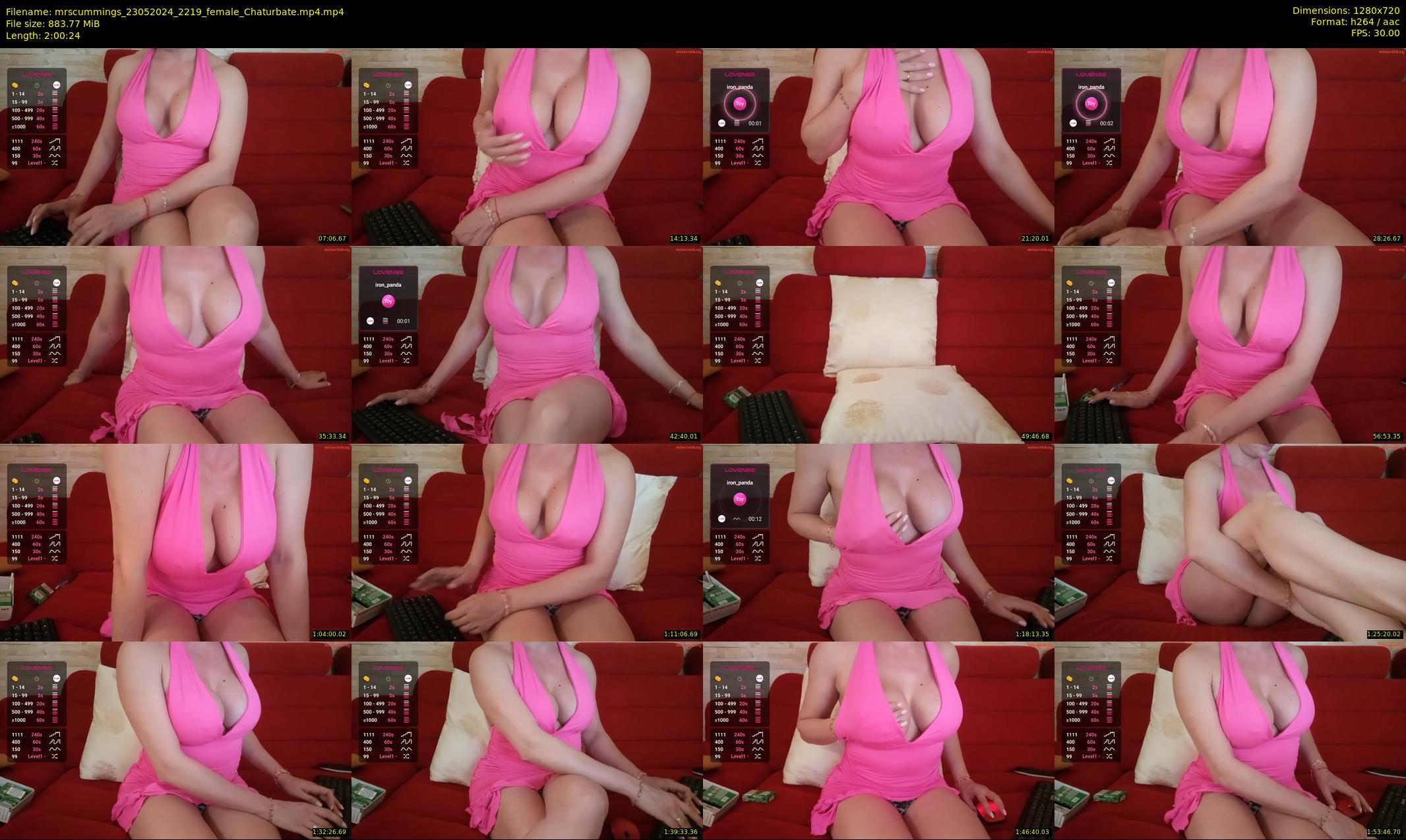 mrscummings — 121 minute Chaturbate female cam show recording, 720p, May 23, 2024