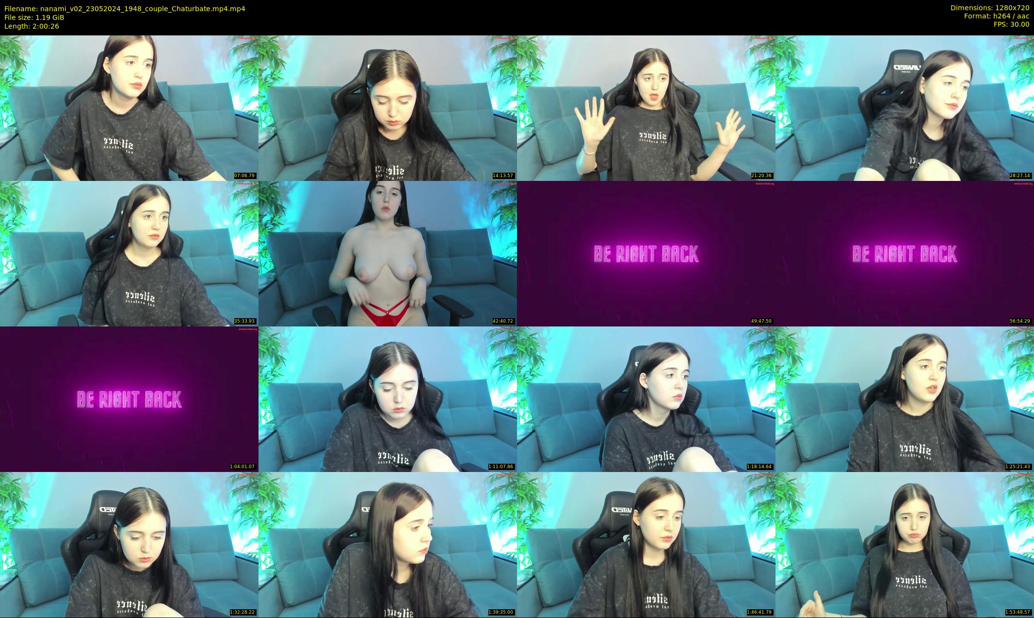 nanami_v02 — 121 minute Chaturbate couple cam show recording, 720p, May 23, 2024