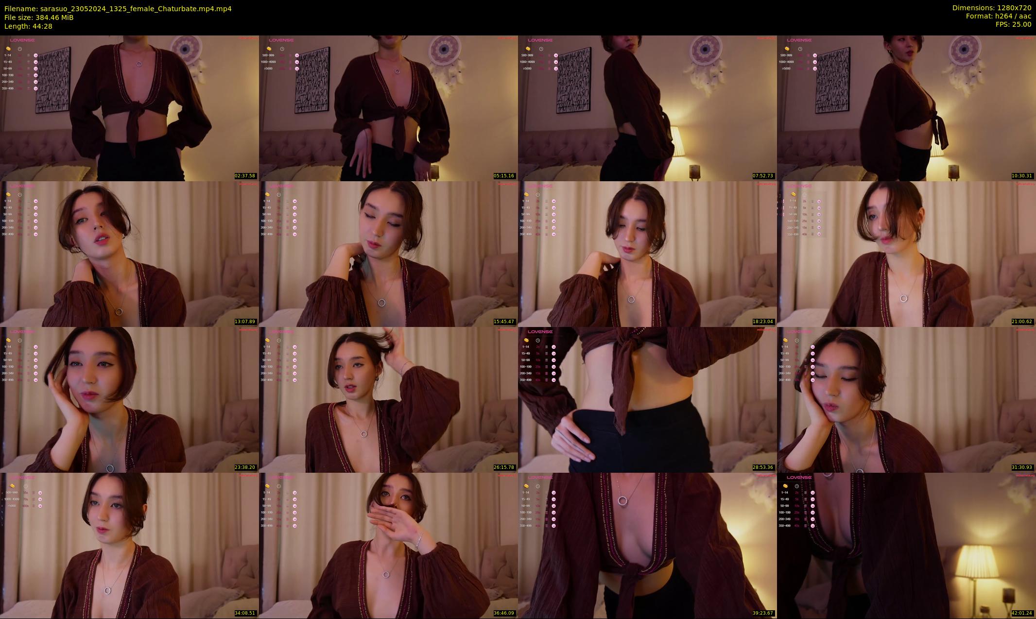 sarasuo — 45 minute Chaturbate female cam show recording, 720p, May 23, 2024