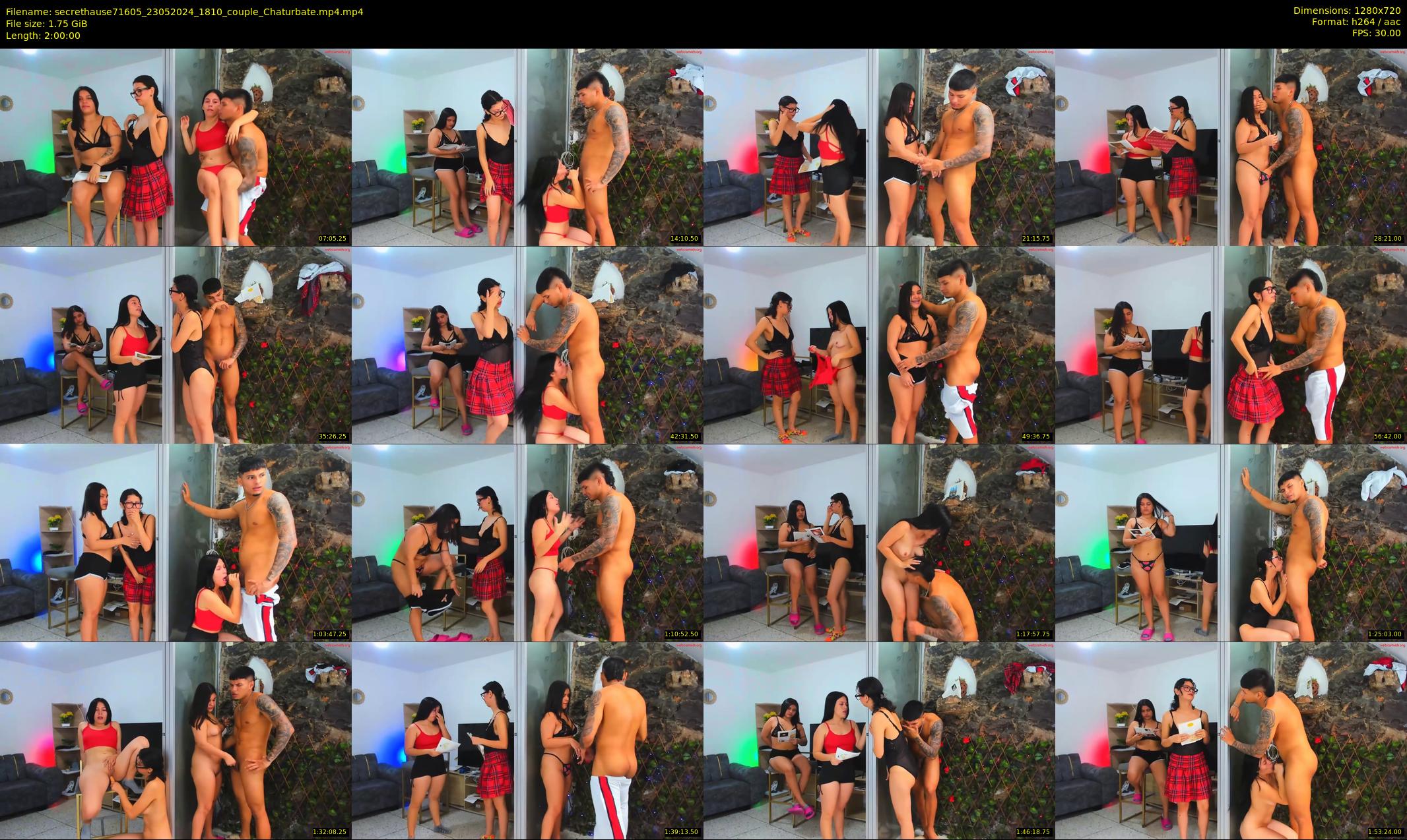 secrethause71605 — 120 minute Chaturbate couple cam show recording, 720p, May 23, 2024