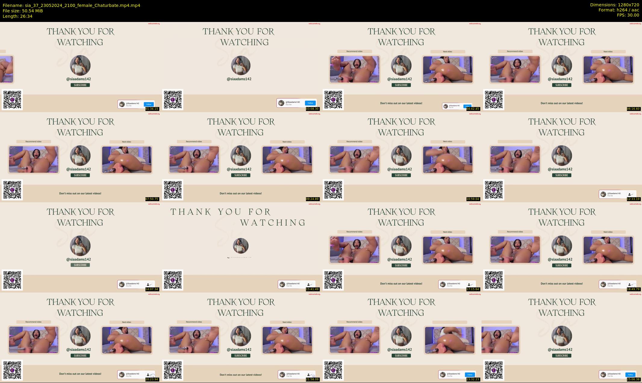 sia_37 — 27 minute Chaturbate female cam show recording, 720p, May 23, 2024