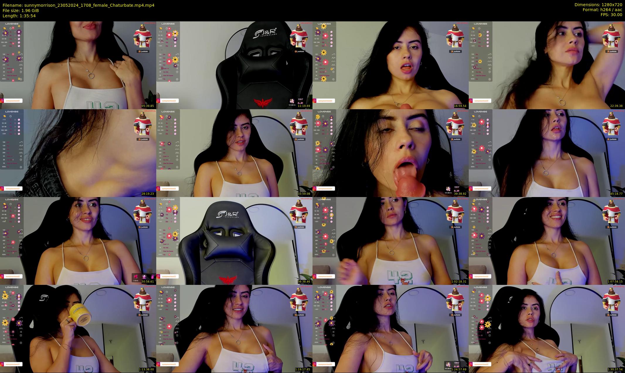 sunnymorrison — 96 minute Chaturbate female cam show recording, 720p, May 23, 2024