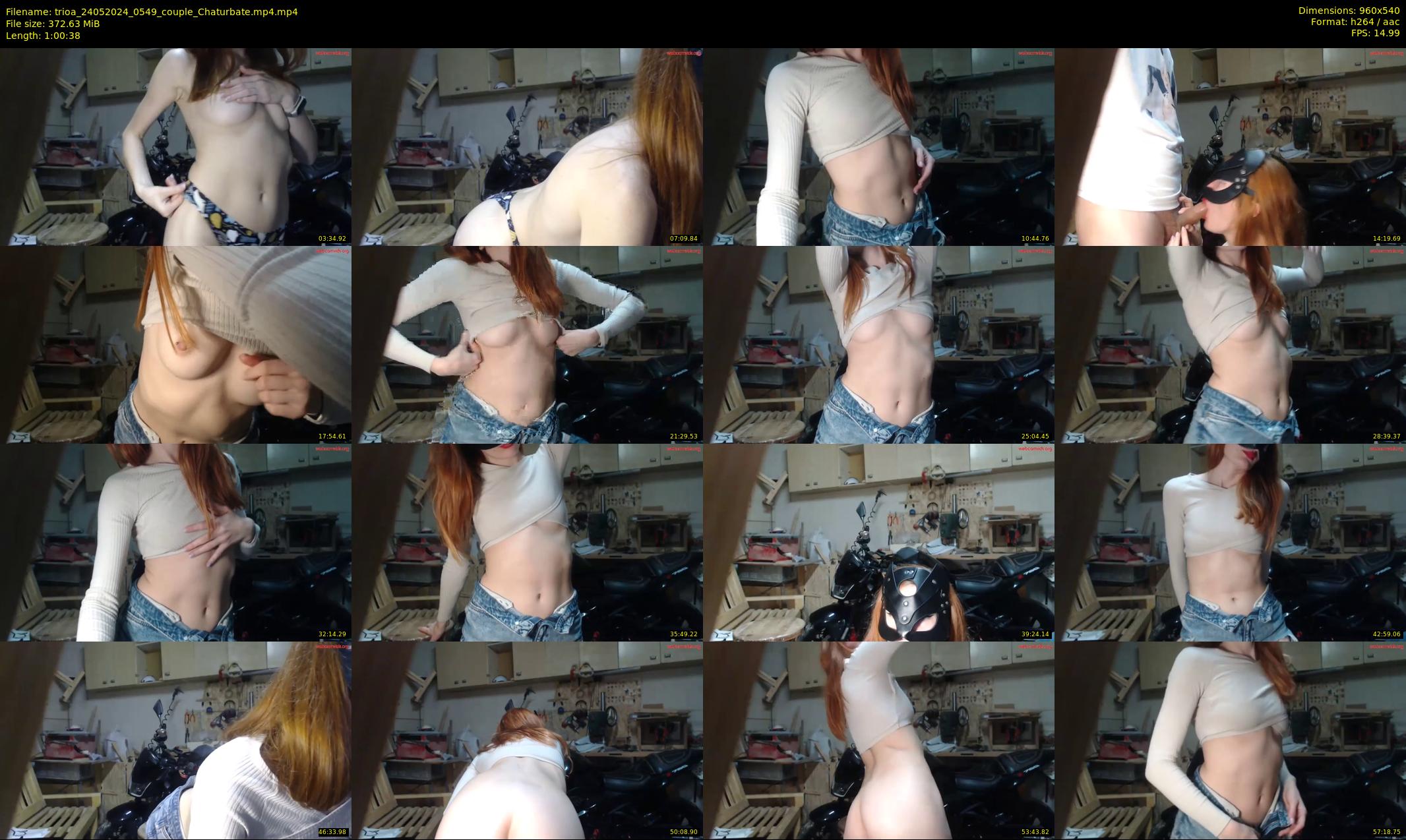 trioa — 61 minute Chaturbate couple cam show recording, 480p, May 24, 2024