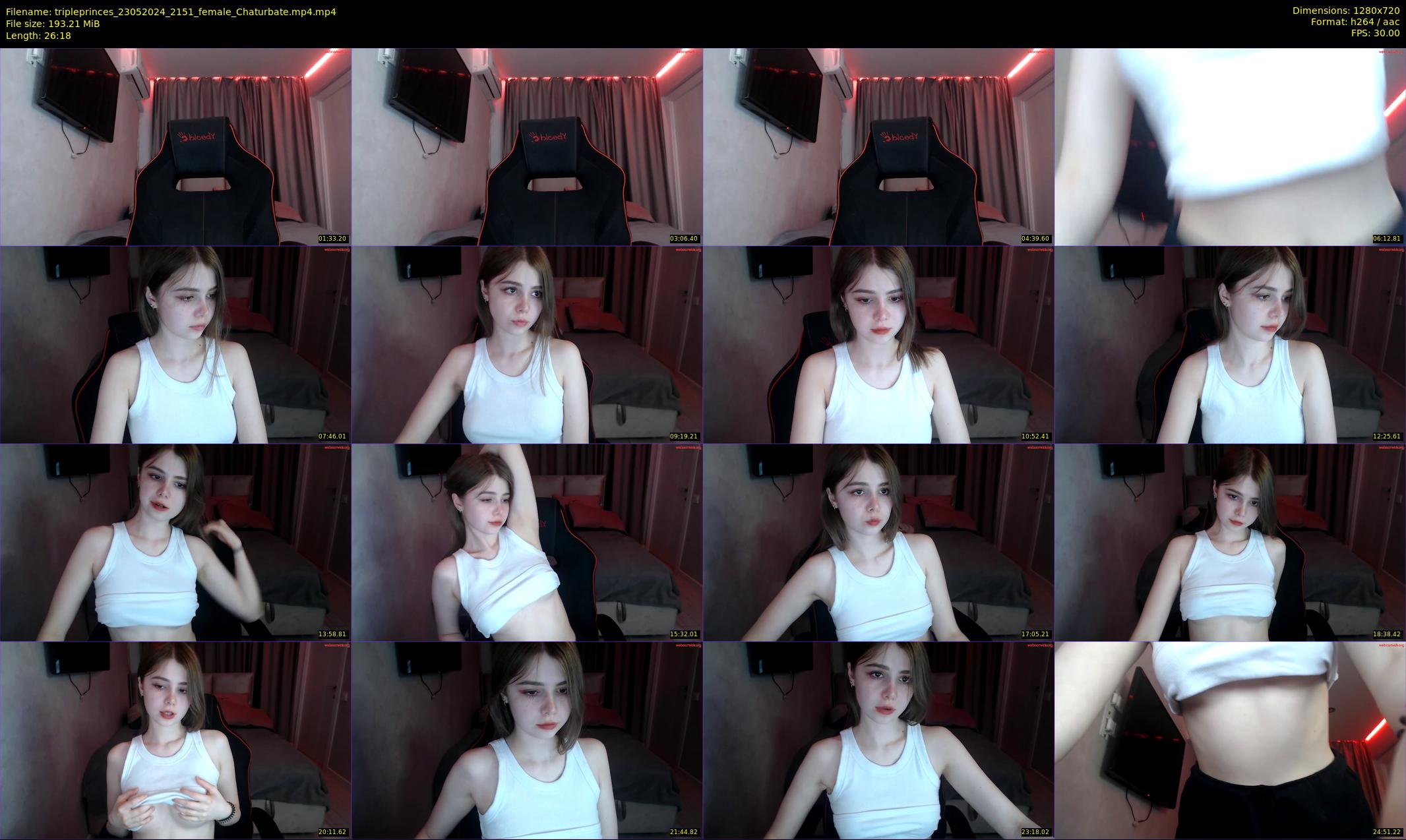 tripleprinces — 27 minute Chaturbate female cam show recording, 720p, May 23, 2024