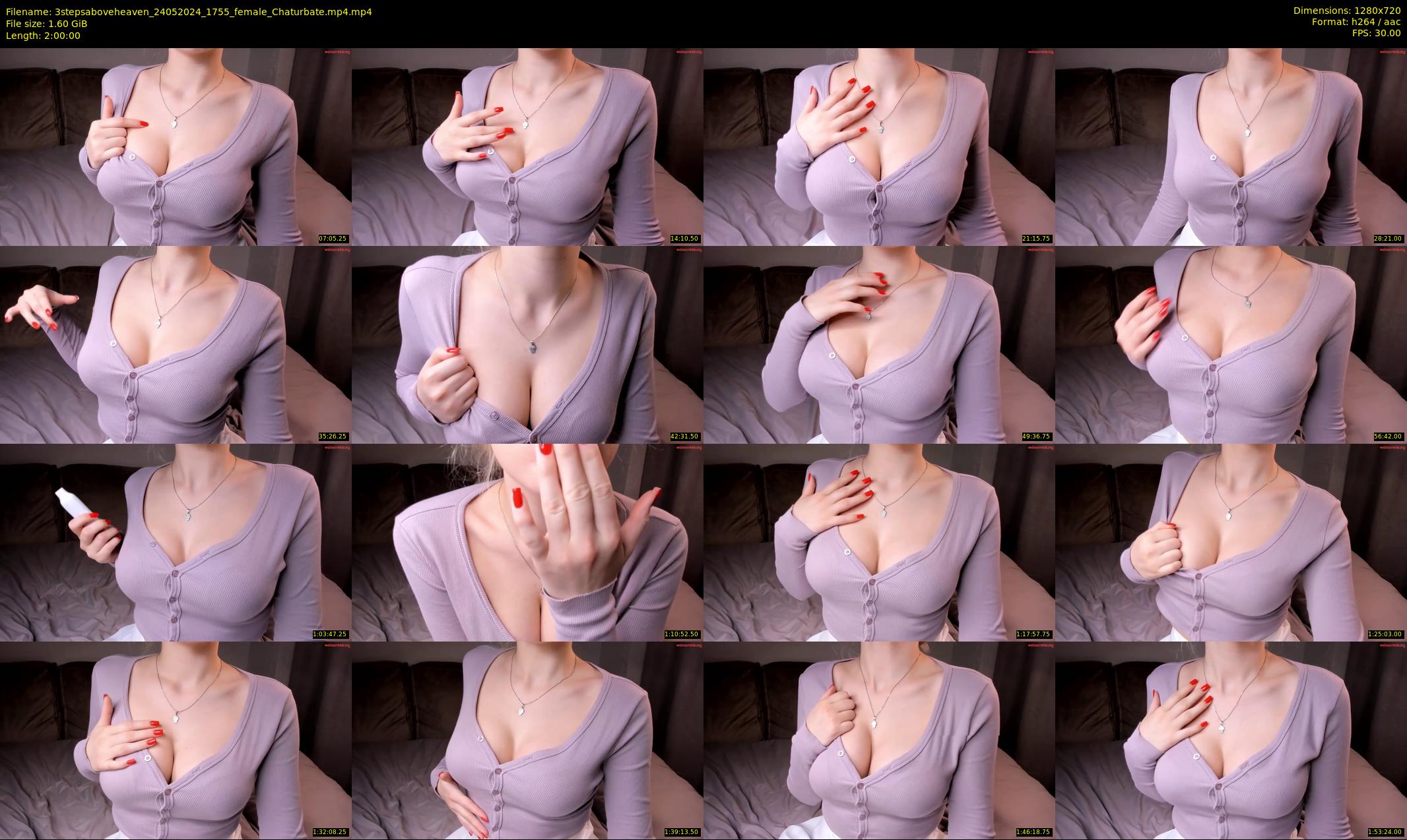 3stepsaboveheaven — 120 minute Chaturbate female cam show recording, 720p, May 24, 2024