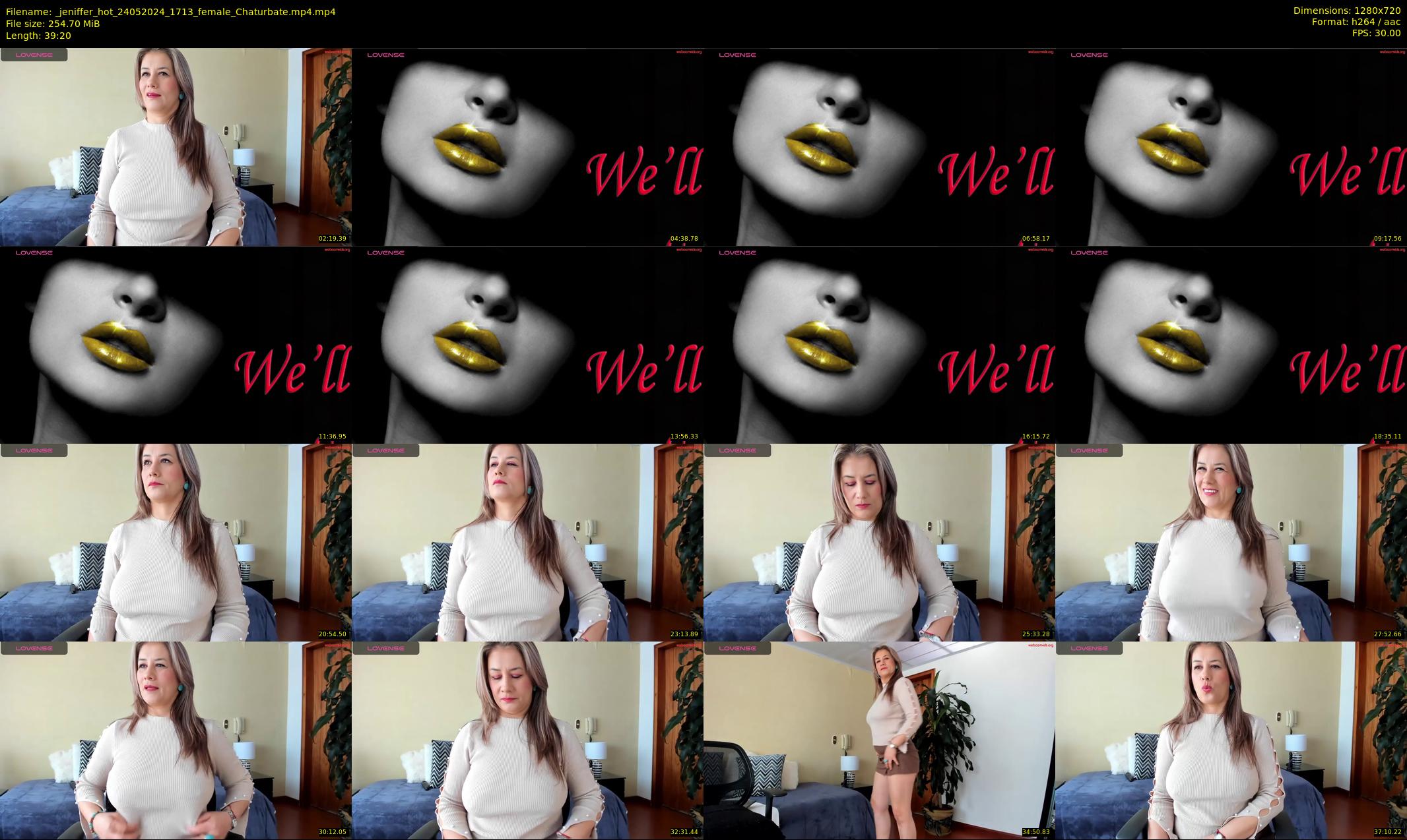 _jeniffer_hot — 40 minute Chaturbate female cam show recording, 720p, May 24, 2024