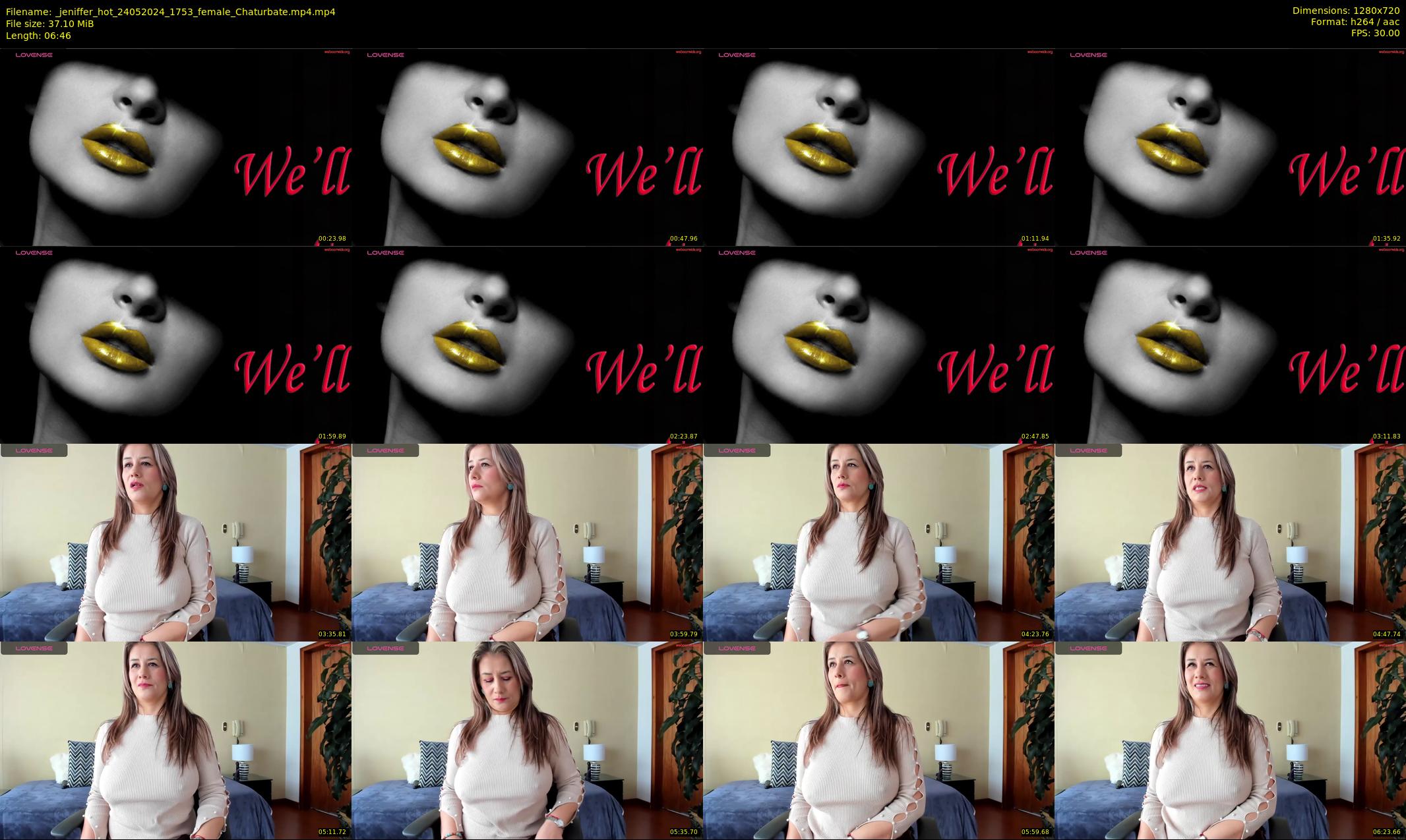 _jeniffer_hot — 7 minute Chaturbate female cam show recording, 720p, May 24, 2024