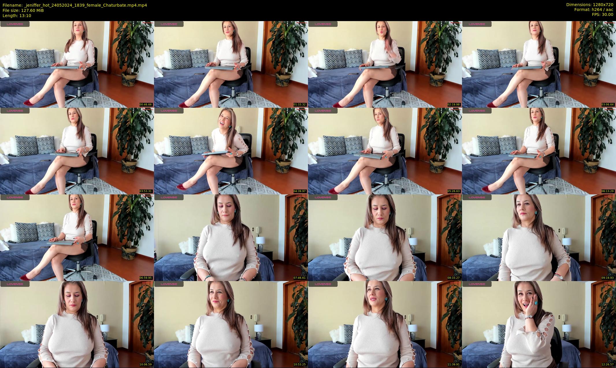 _jeniffer_hot — 14 minute Chaturbate female cam show recording, 720p, May 24, 2024
