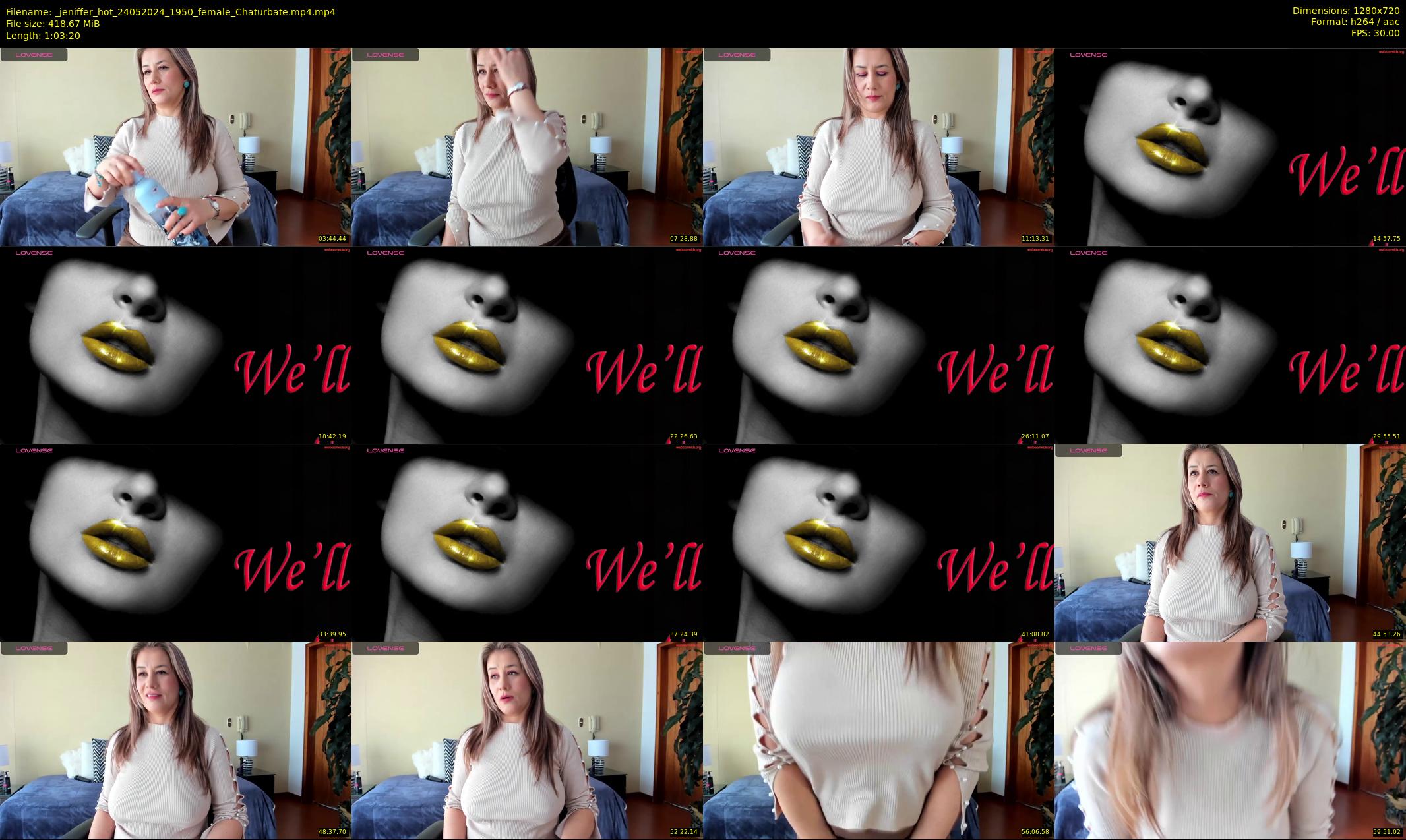 _jeniffer_hot — 64 minute Chaturbate female cam show recording, 720p, May 24, 2024