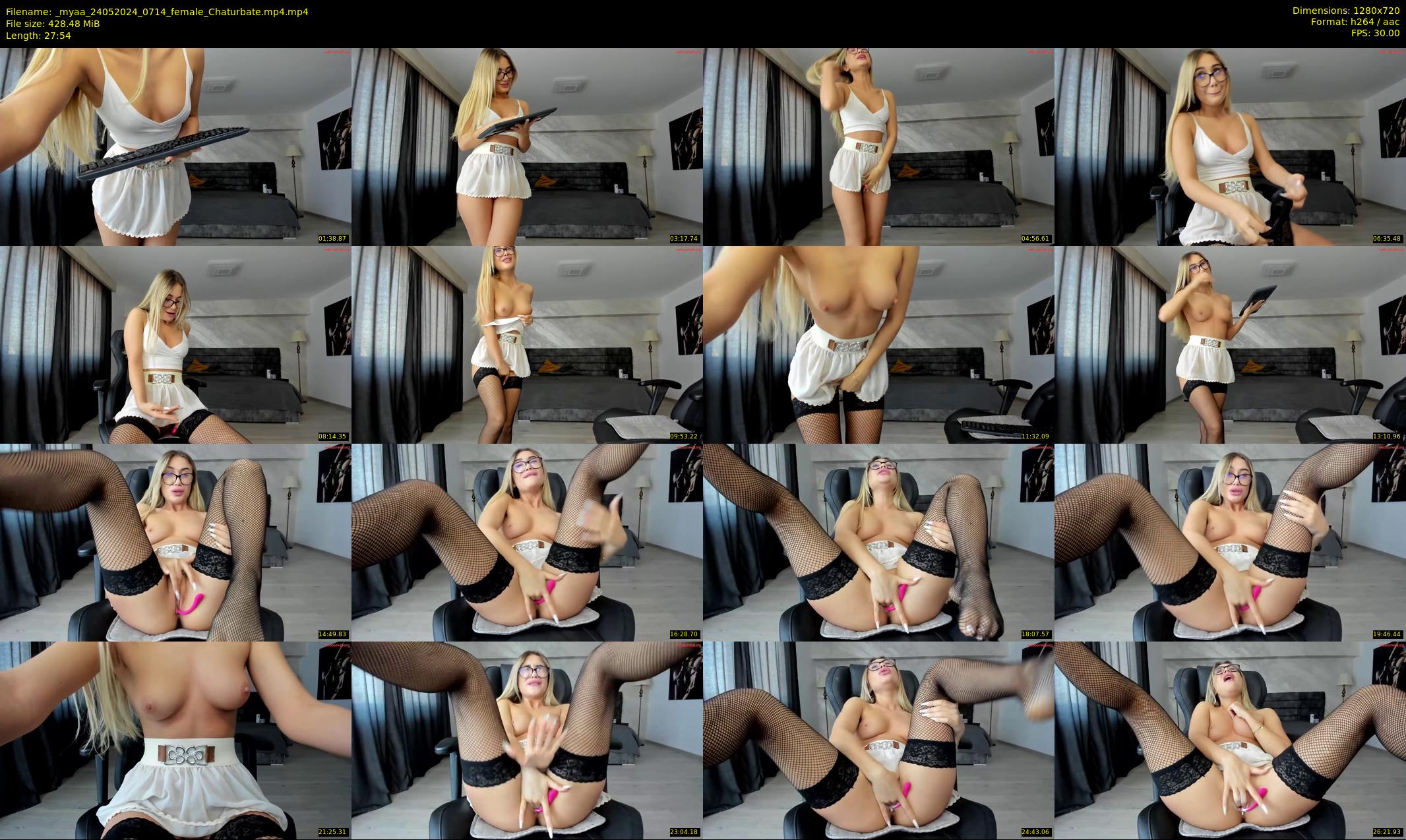 _myaa — 28 minute Chaturbate female cam show recording, 720p, May 24, 2024