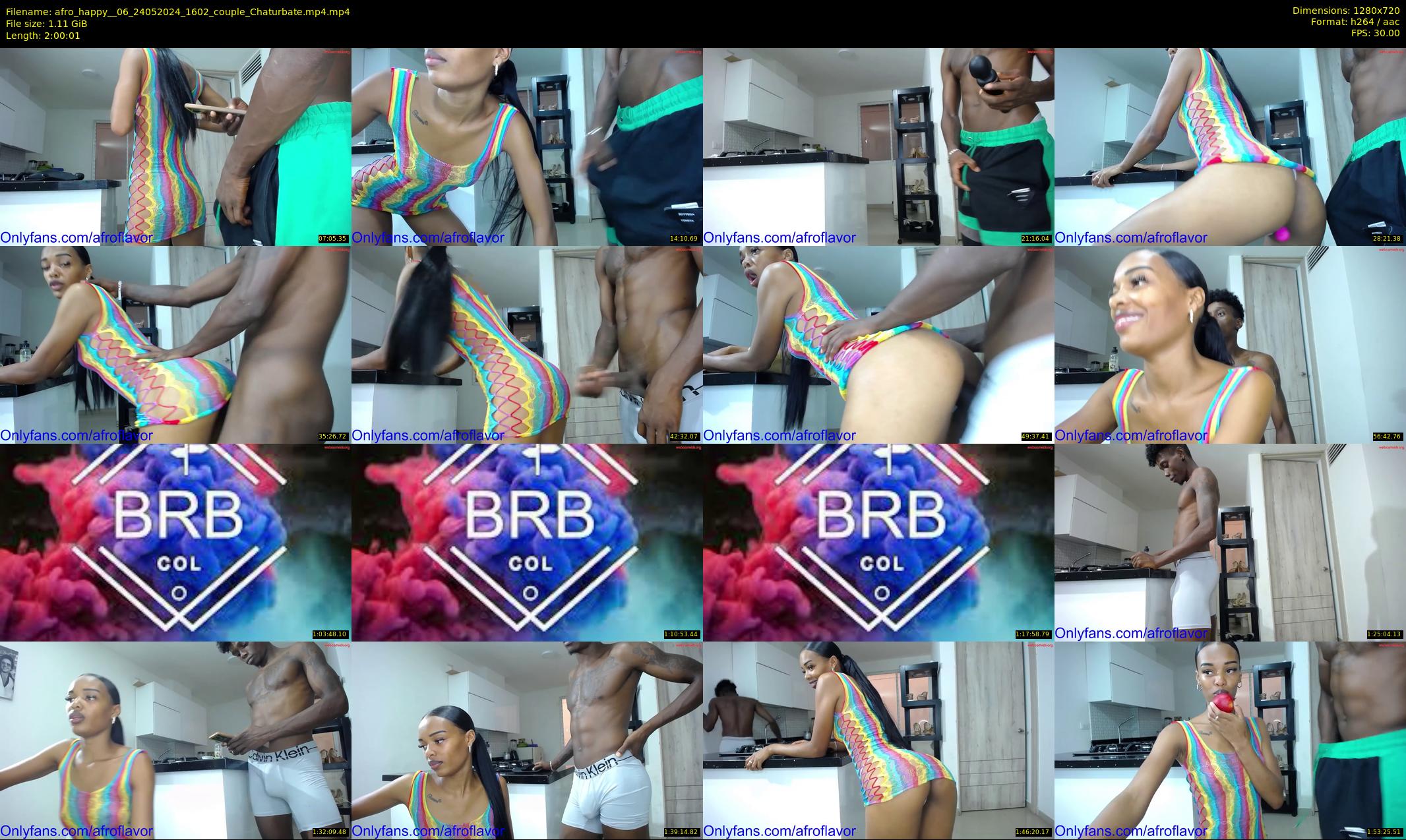 afro_happy__06 — 121 minute Chaturbate couple cam show recording, 720p, May 24, 2024